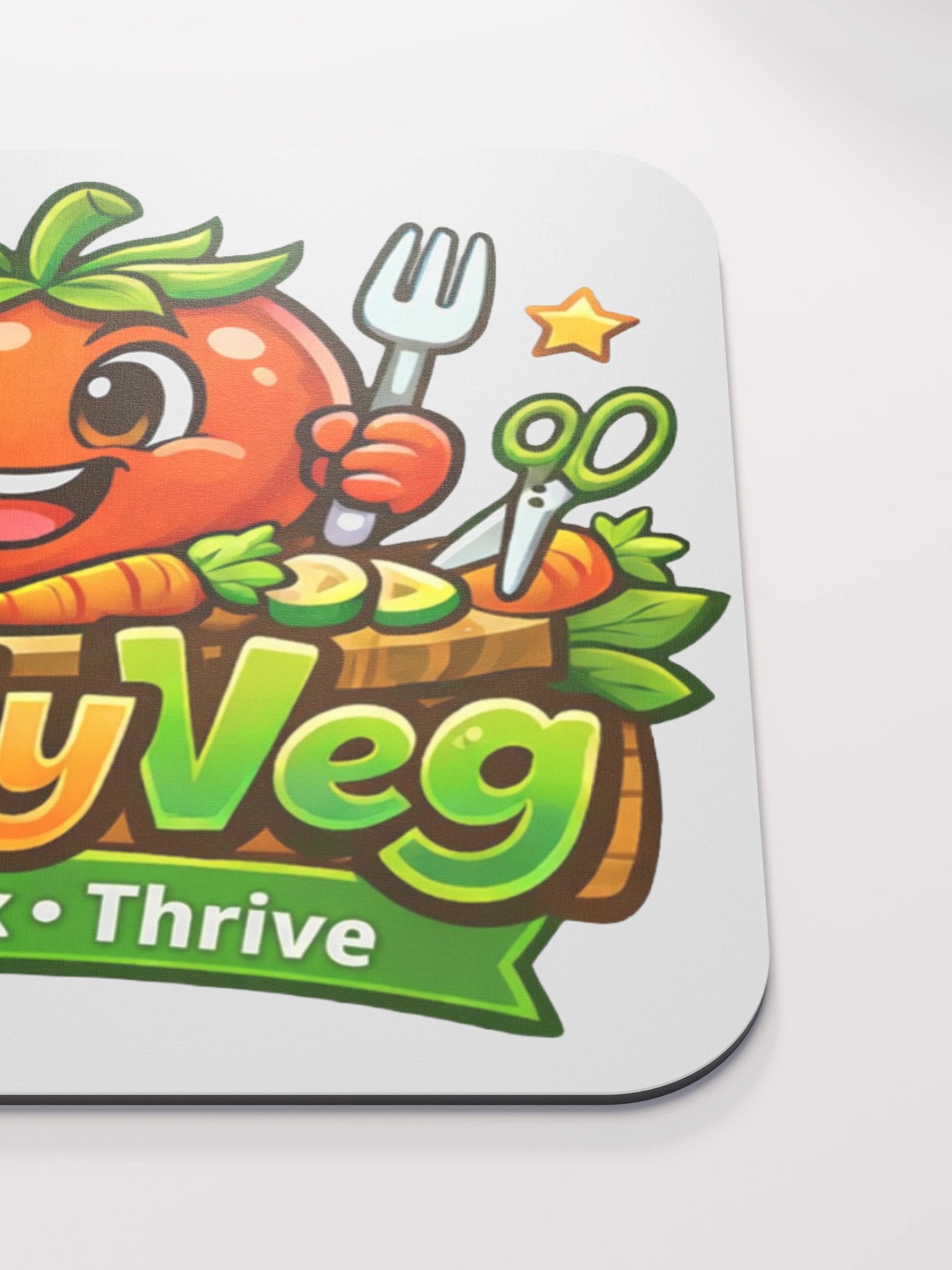 CraftyVeg Classic Logo Mouse Pad product image (5)