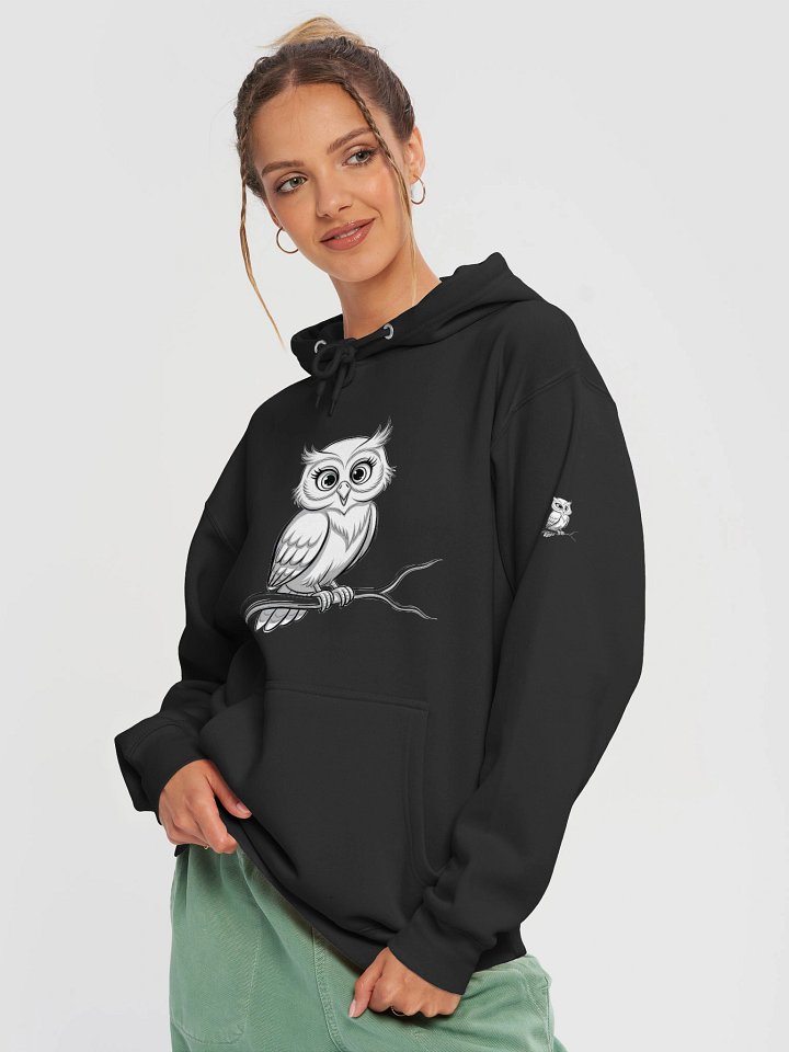 Nocturnal Guardian Owl Hoodie product image (1)
