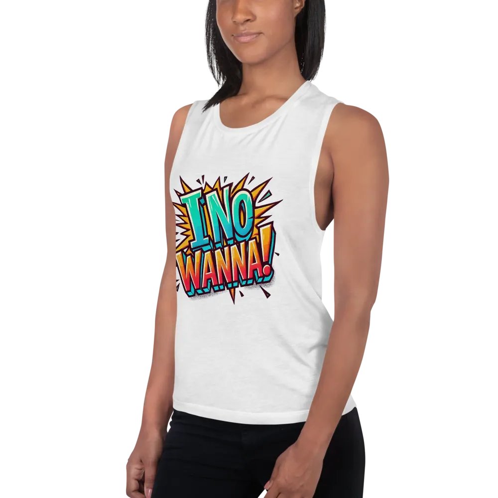 I NO WANNA WOMANS TANK product image (3)