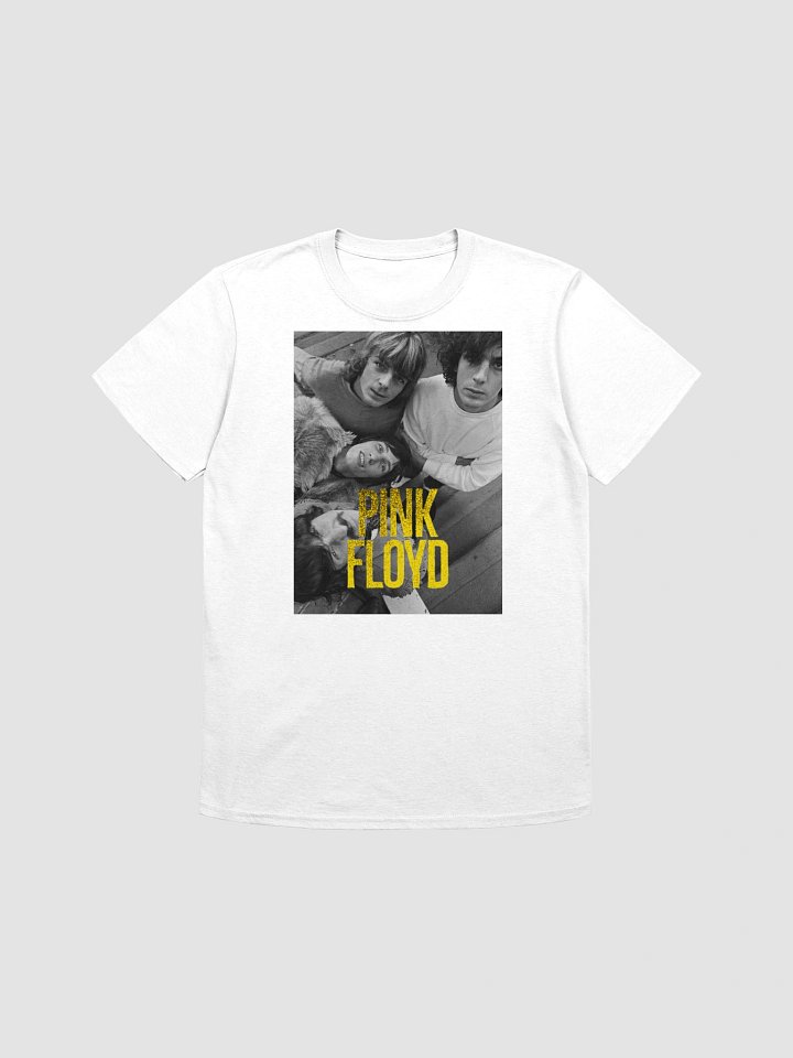 Pink Floyd Classic Band Portrait T-Shirt | Vintage Black and White Photo Graphic | Psychedelic Rock Legacy Tee product image (1)
