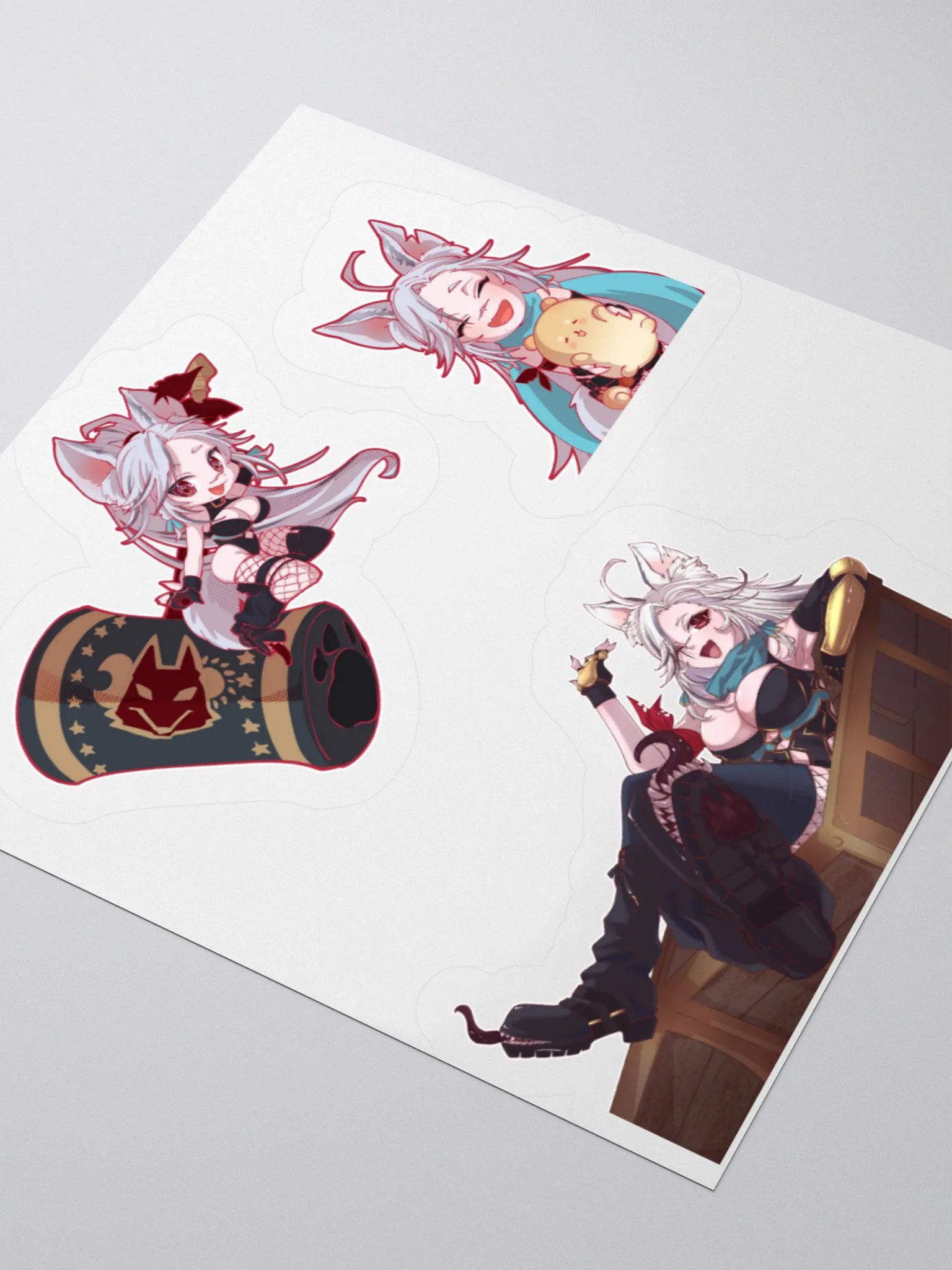 Guild Leader Paws Kiss Cut Stickers product image (8)