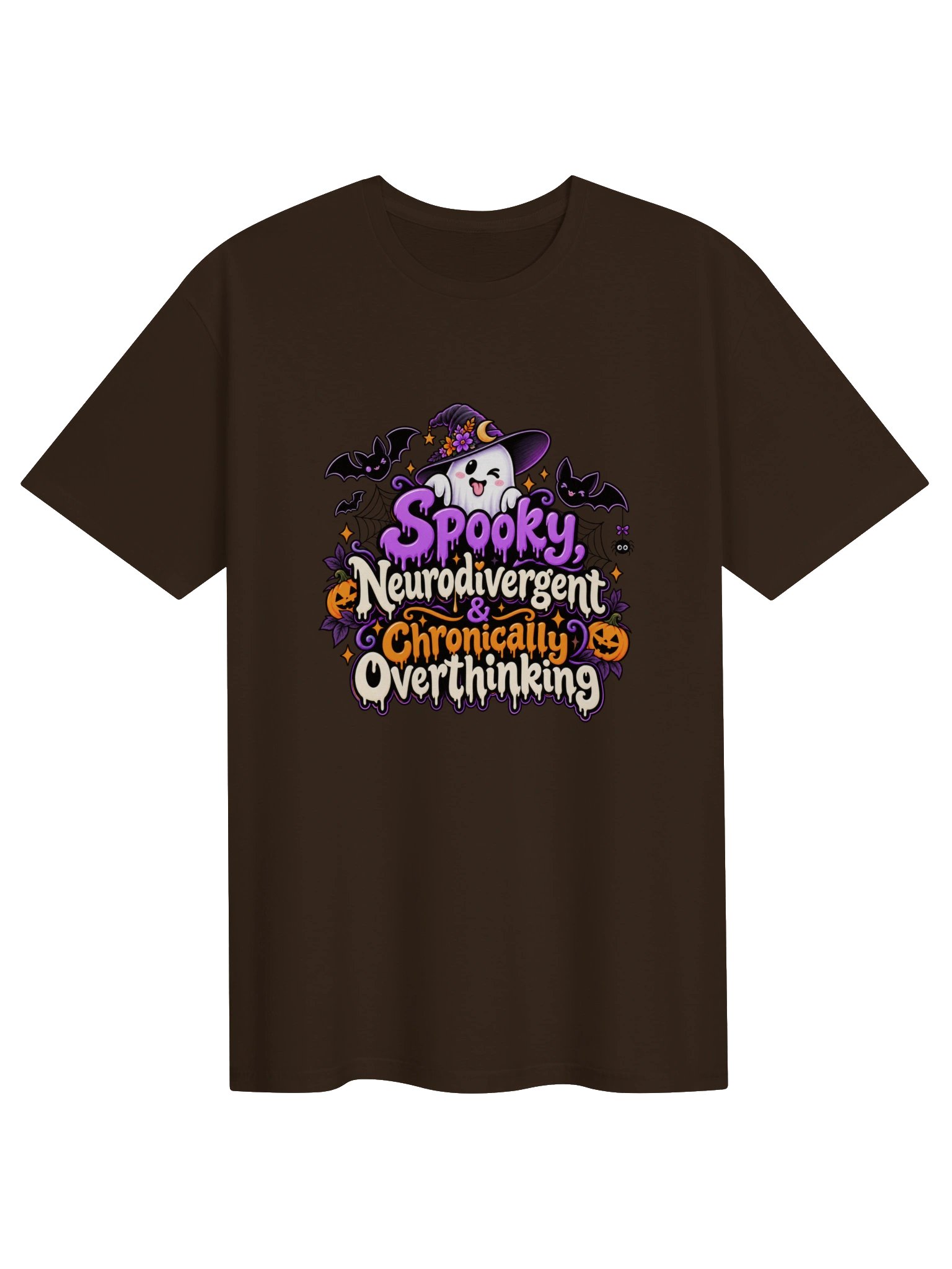 Spooky, Neurodivergent & Chronically Overthinking | Funny Halloween T-Shirt product image (85)