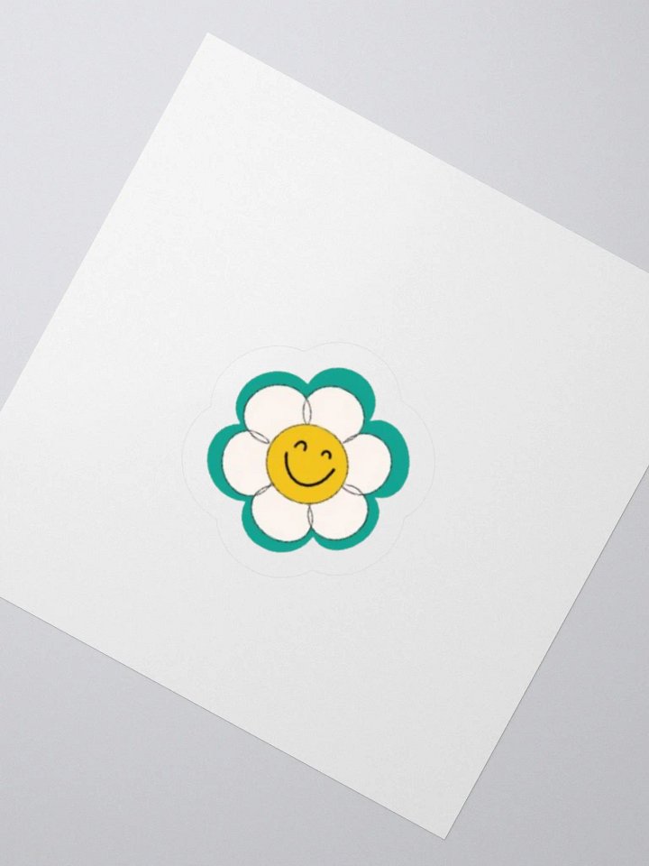 Teal Flower Sticker product image (2)