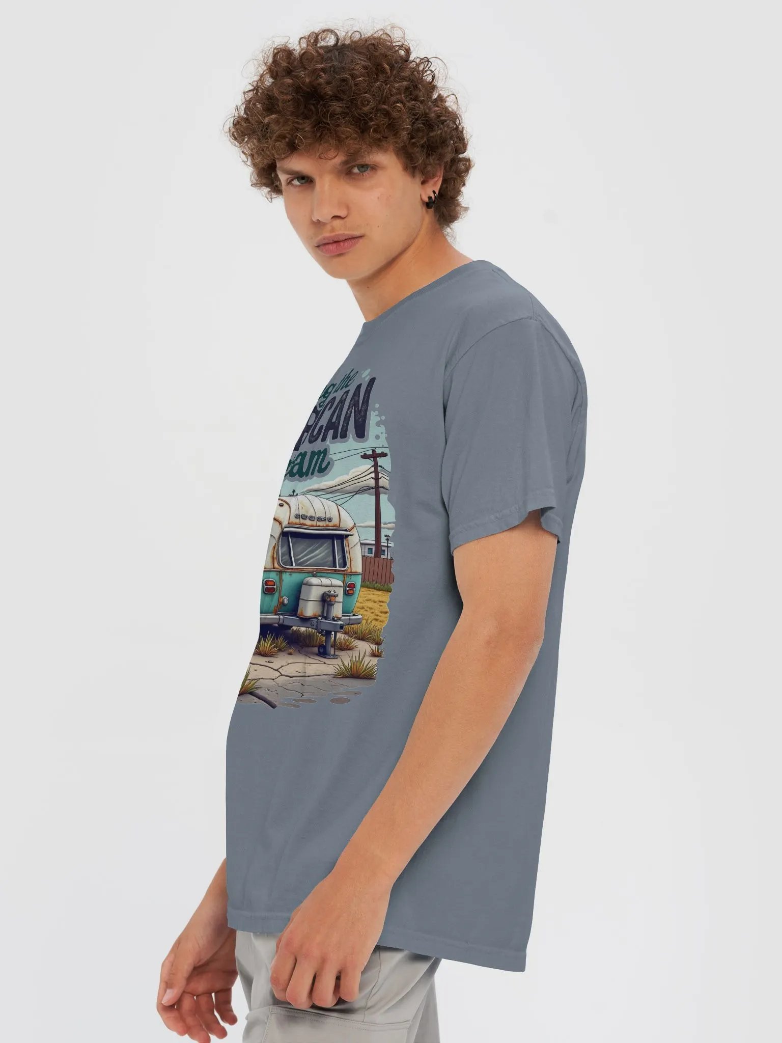 American Dream Vintage Trailer T-Shirt product image (75)