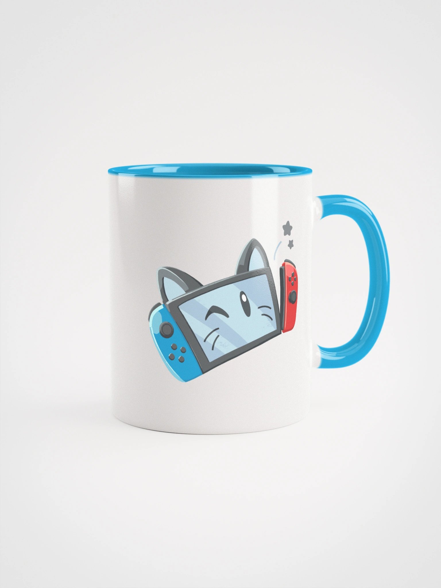 Nintenkats Ceremic Mug - Blue and White product image (1)
