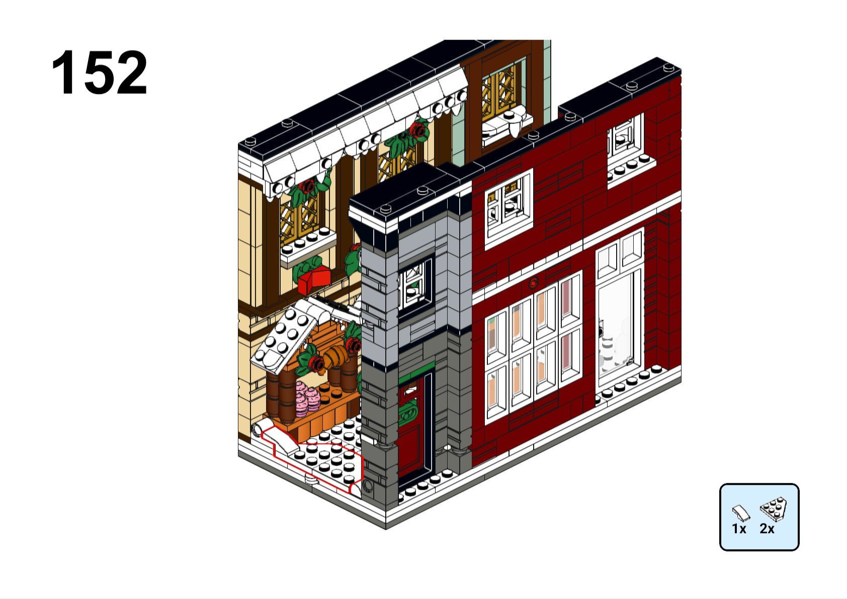 Free LEGO Building Instructions - Festive Book Nook product image (4)