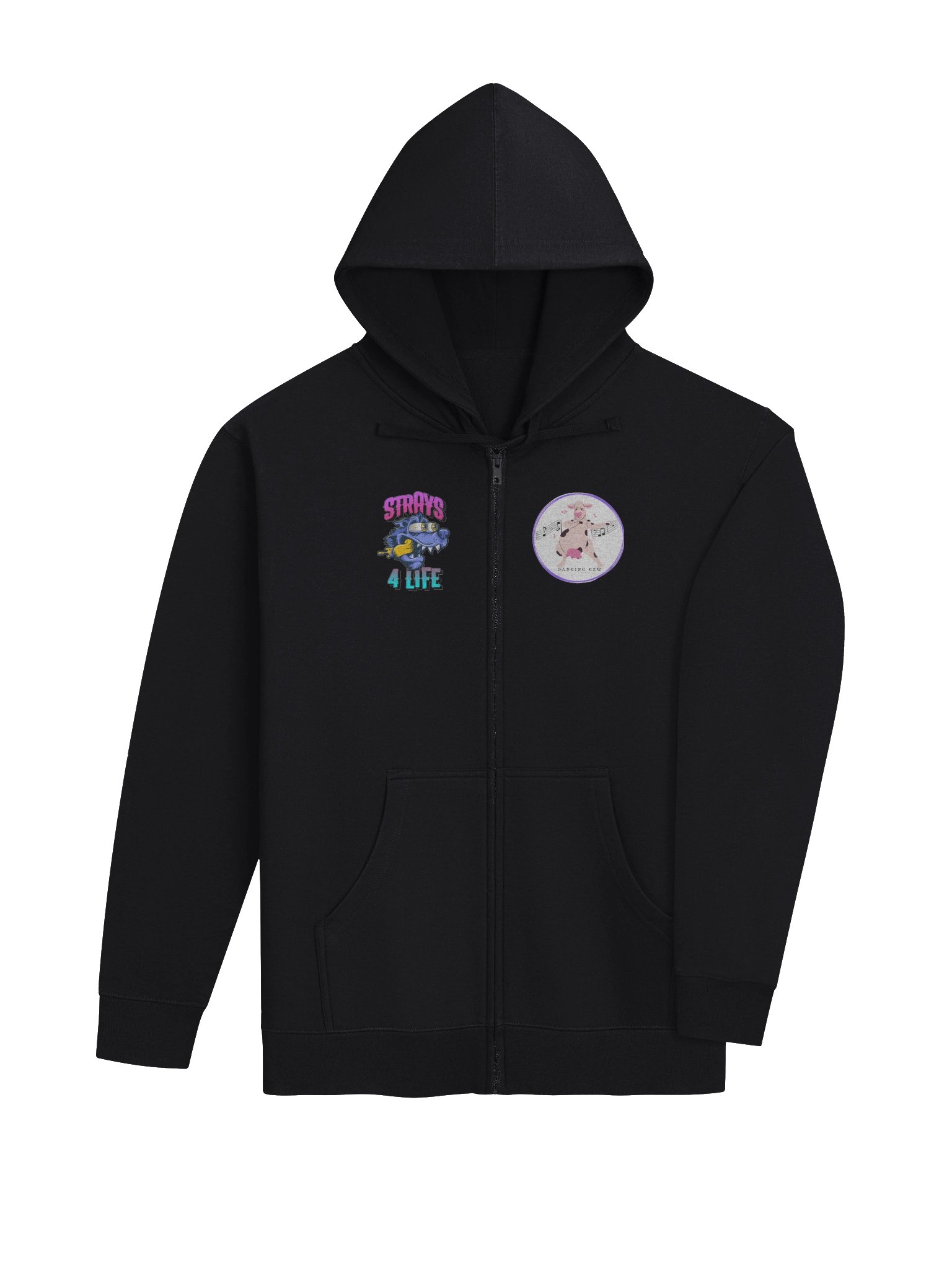 Dancing Doghouse Zip Up Hoodie product image (16)