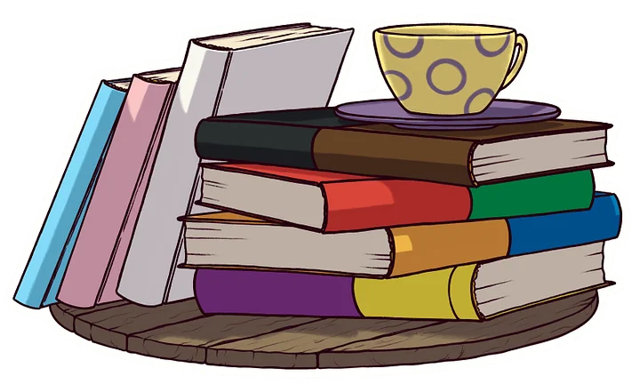 sticker : pride bookstack product image (1)