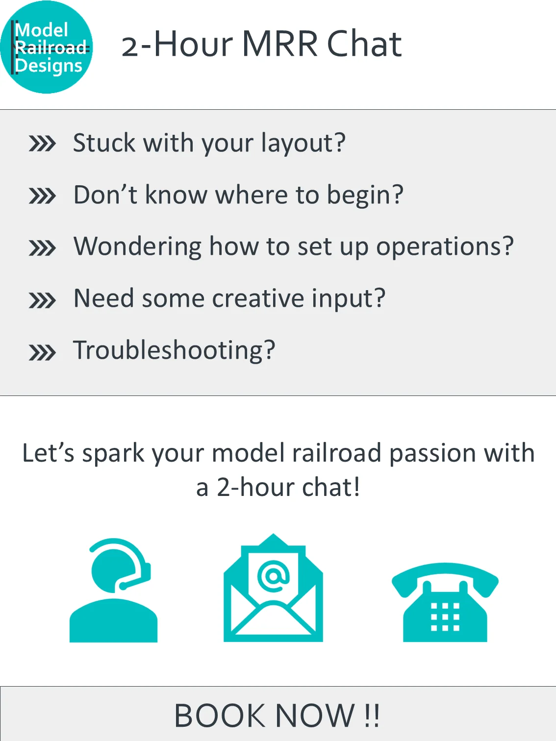 2-Hour Model Railroad Design Chat product image (1)