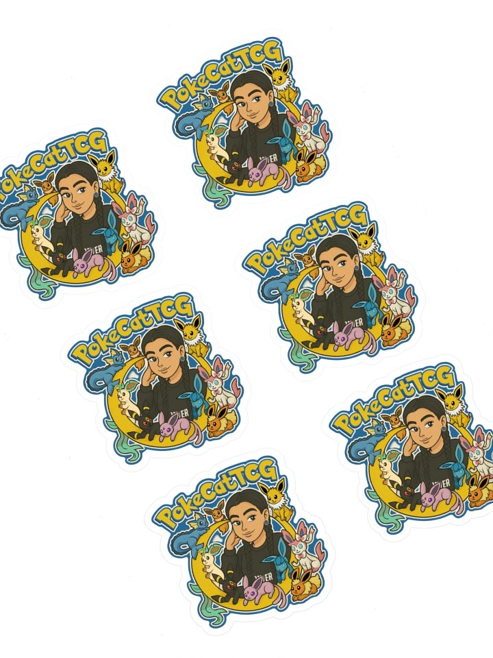 PokeCatTCG Sticker Sheet product image (1)