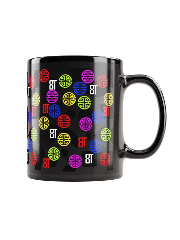 8T Sips Minimal Black Glossy Mug product image (1)