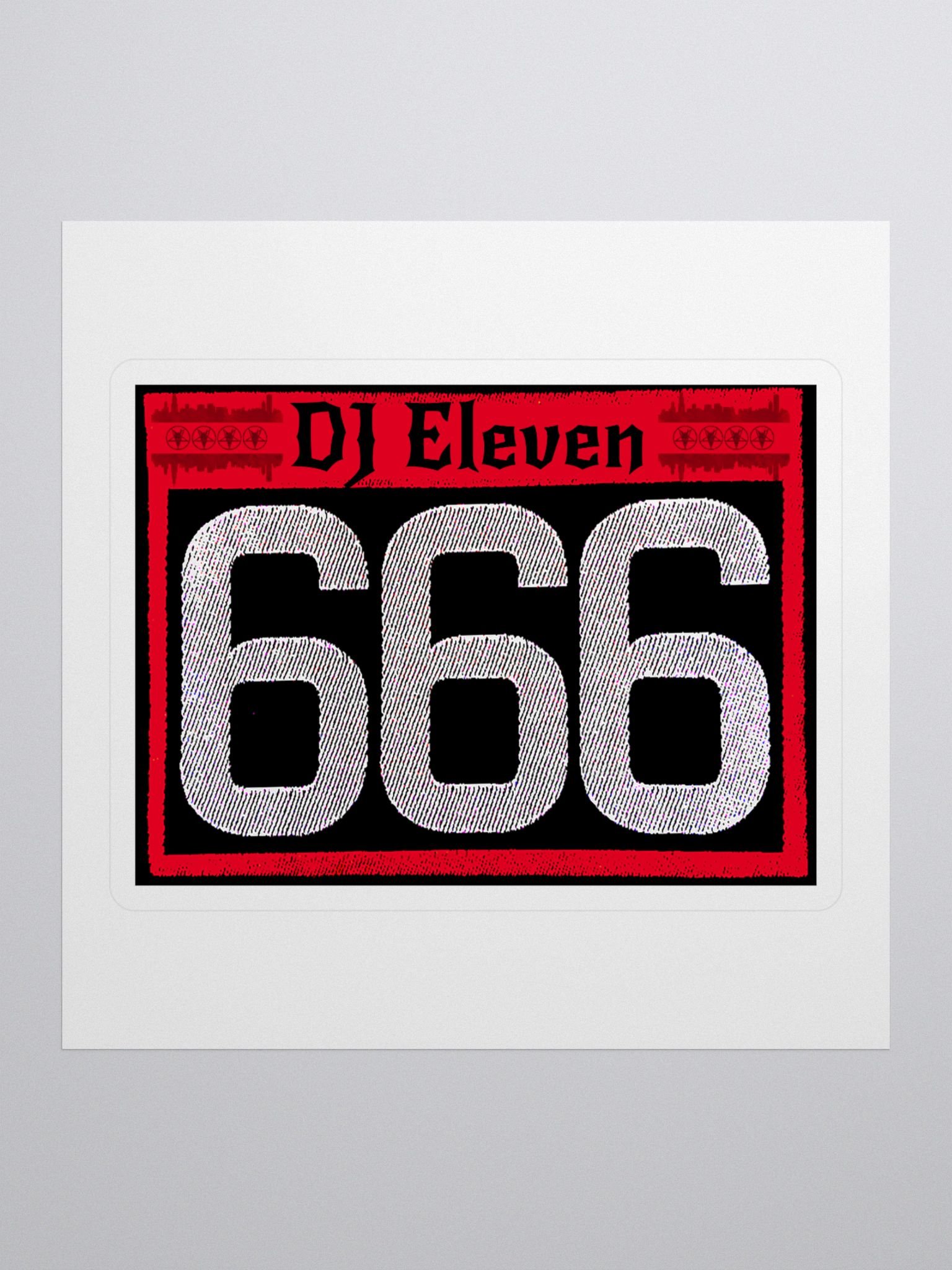 Eleven 666 sticker product image (1)