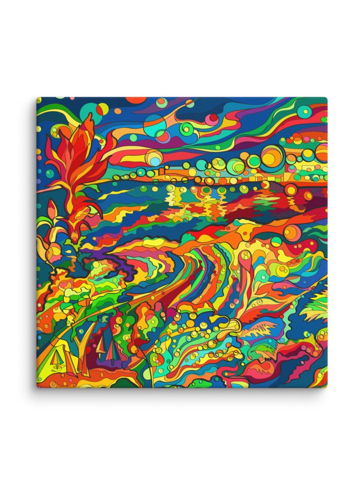 Blank Canvas: Unleash Your Artistic Vision - Night Beach product image (48)