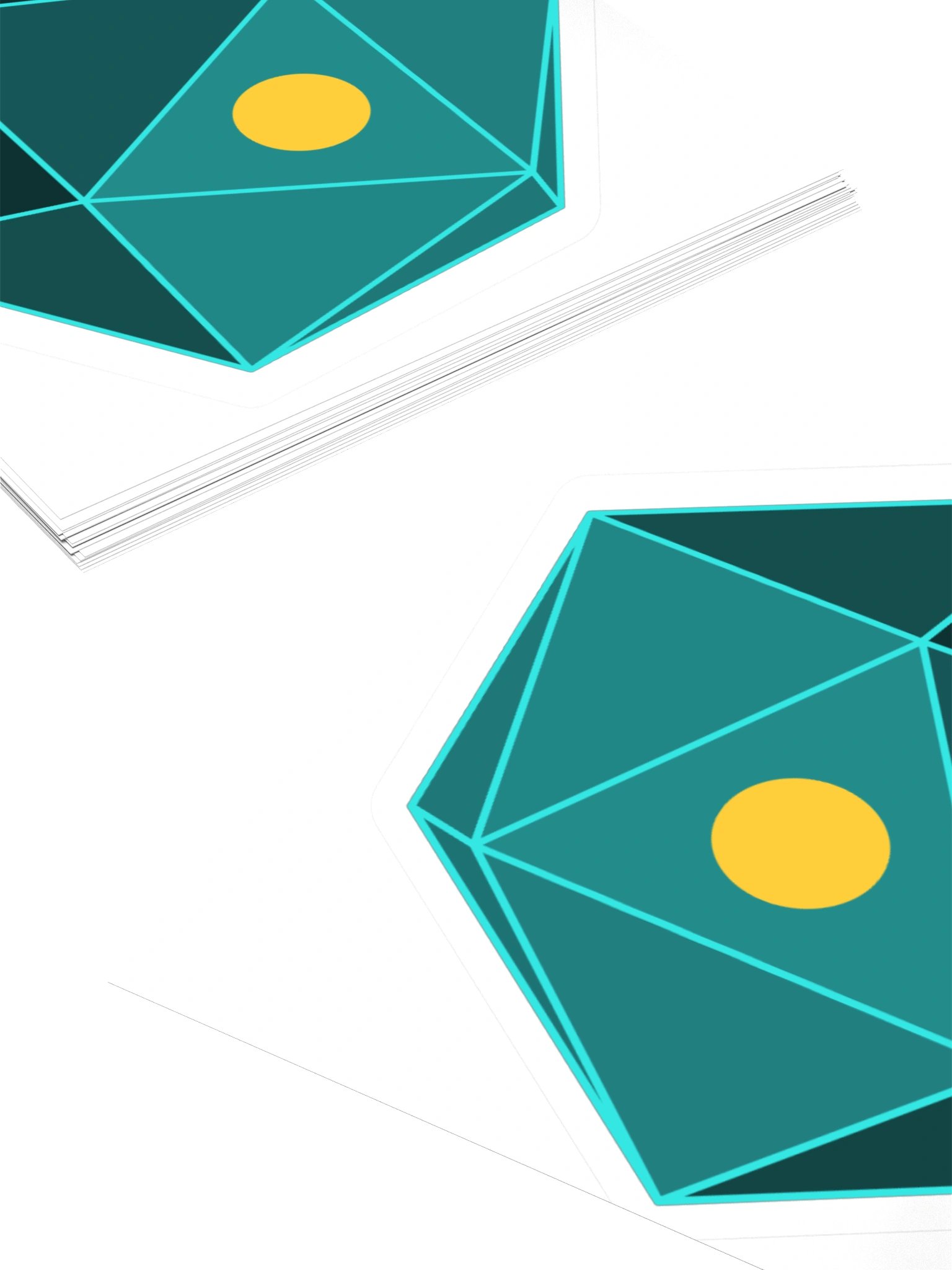 Solid D20 Sticker product image (4)