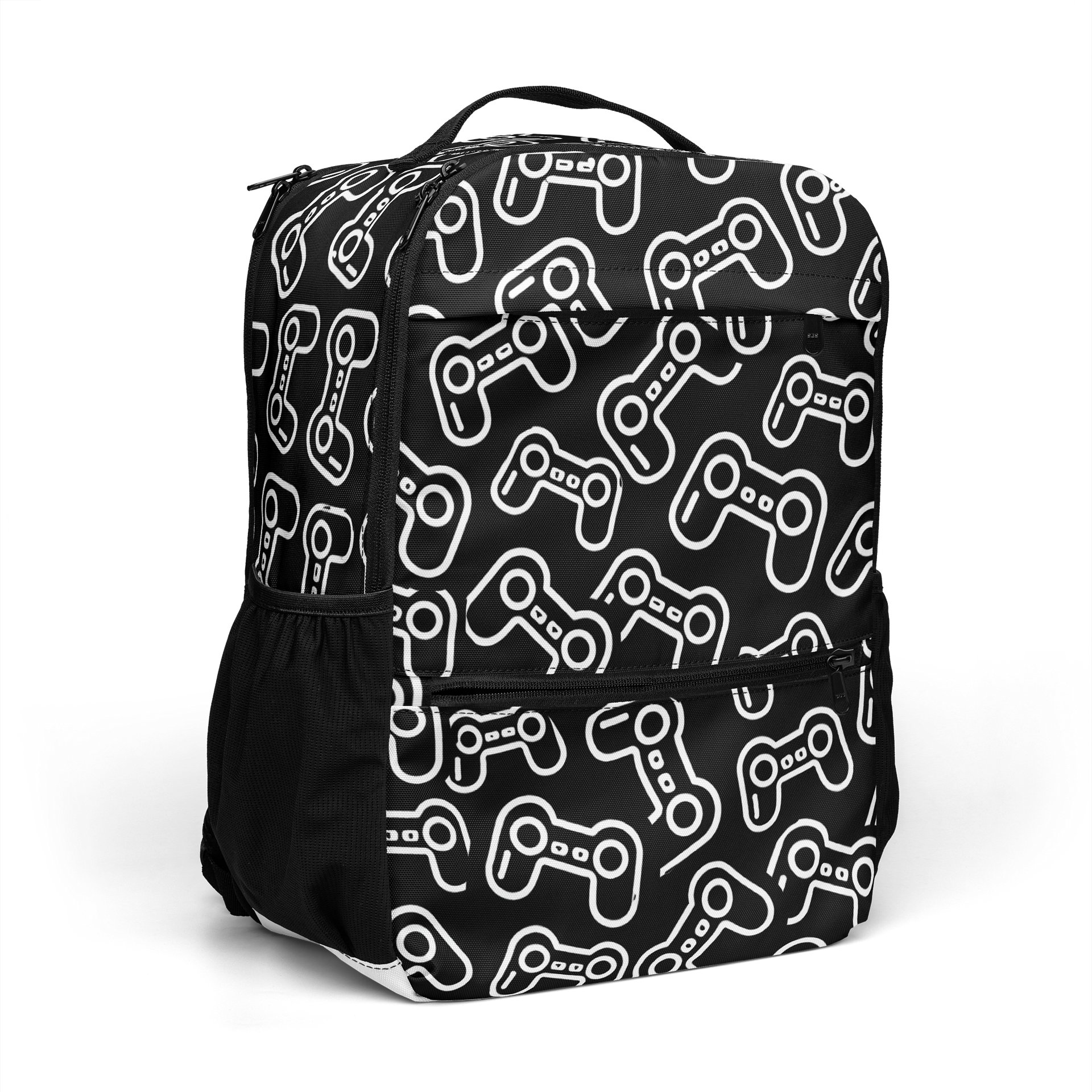 Sac à dos imprimé intégral manette blanche product image (7)