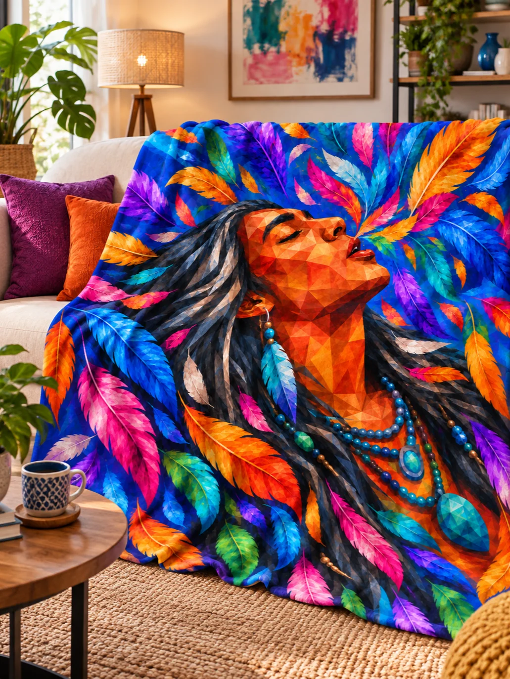 Plaid Galerie - Le Souffle des Plumes product image (1)