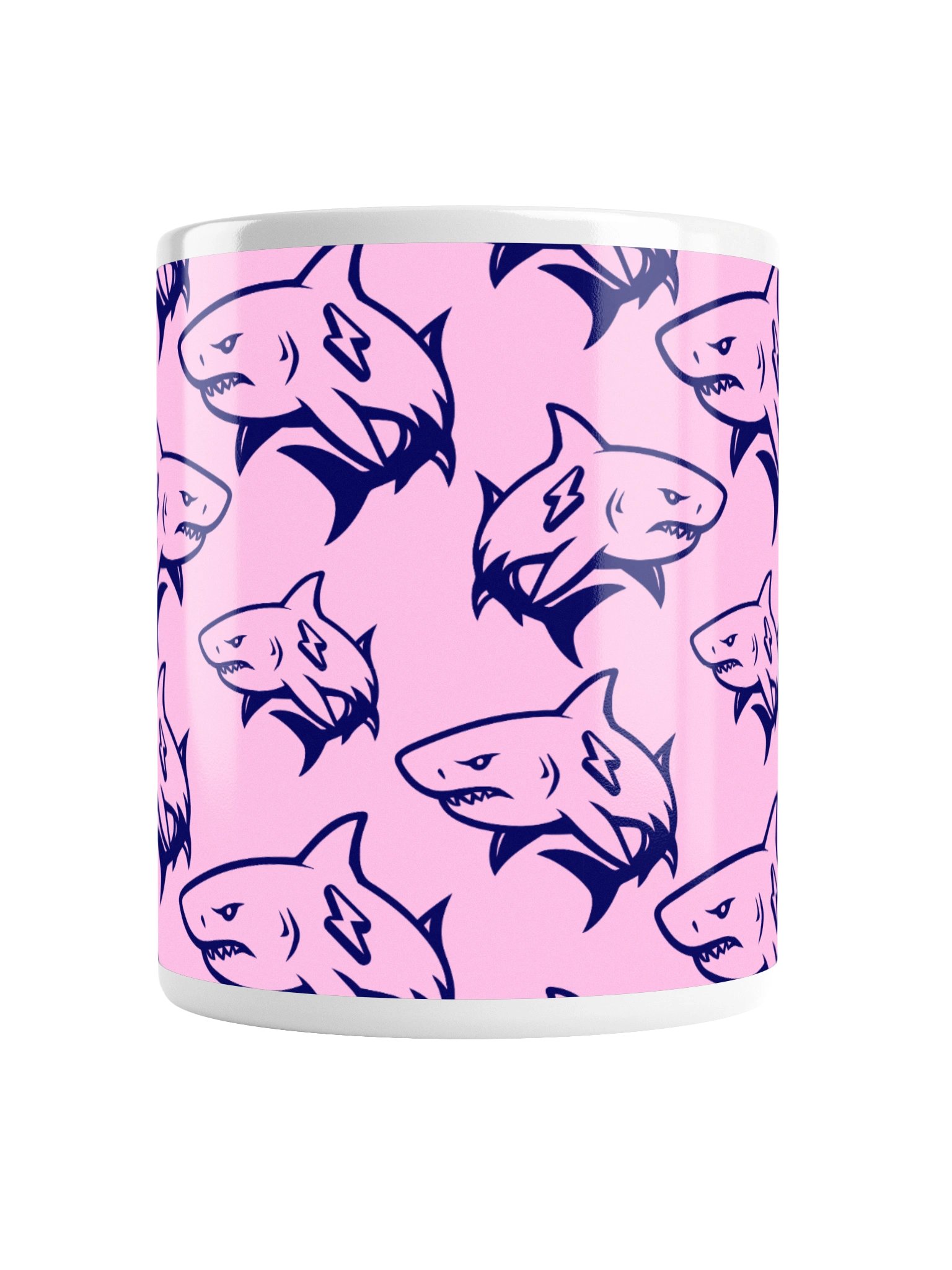 Giant Shark Pattern Mug Pink product image (2)