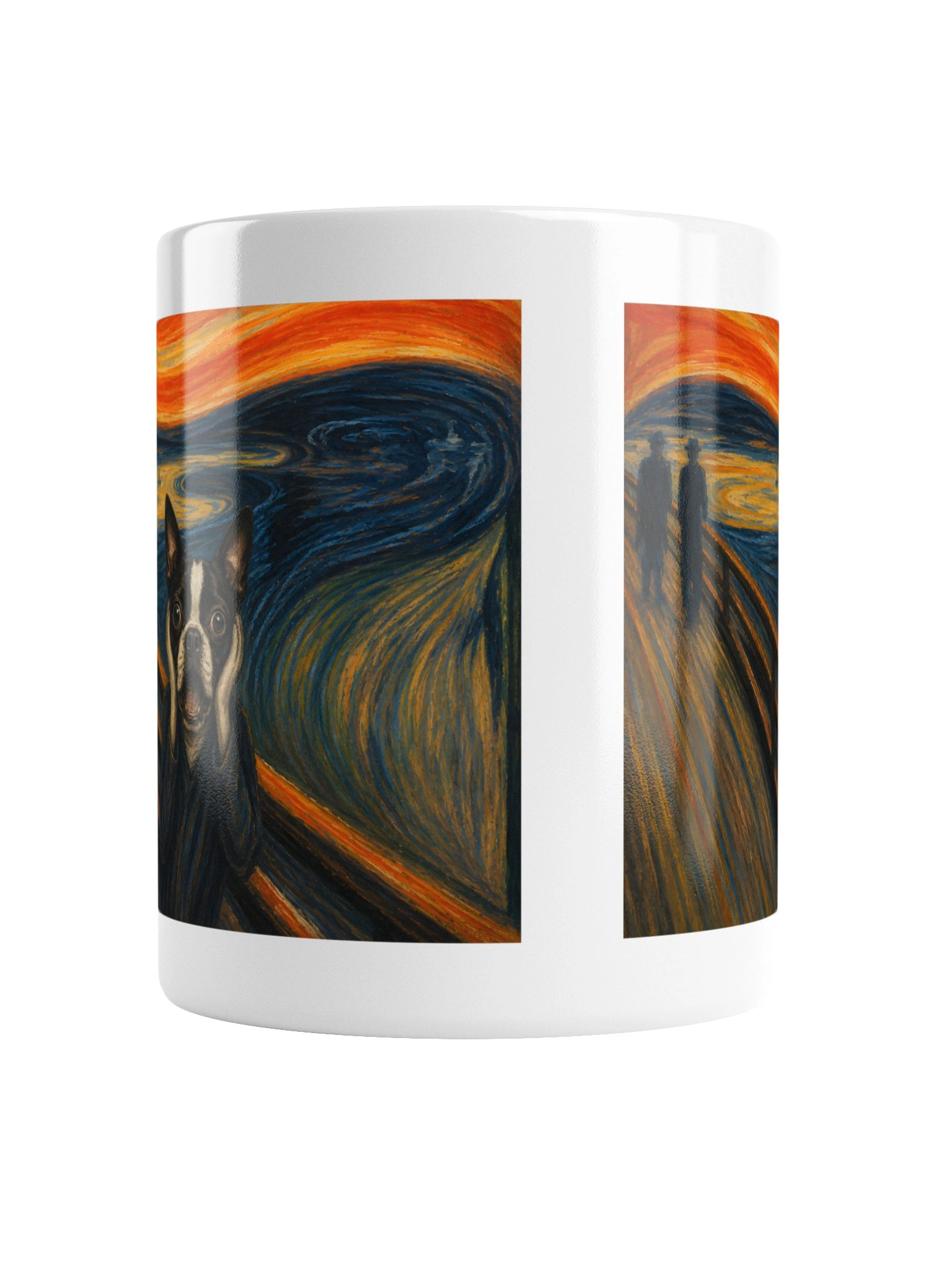 Boston Terrier The Scream Mug product image (2)