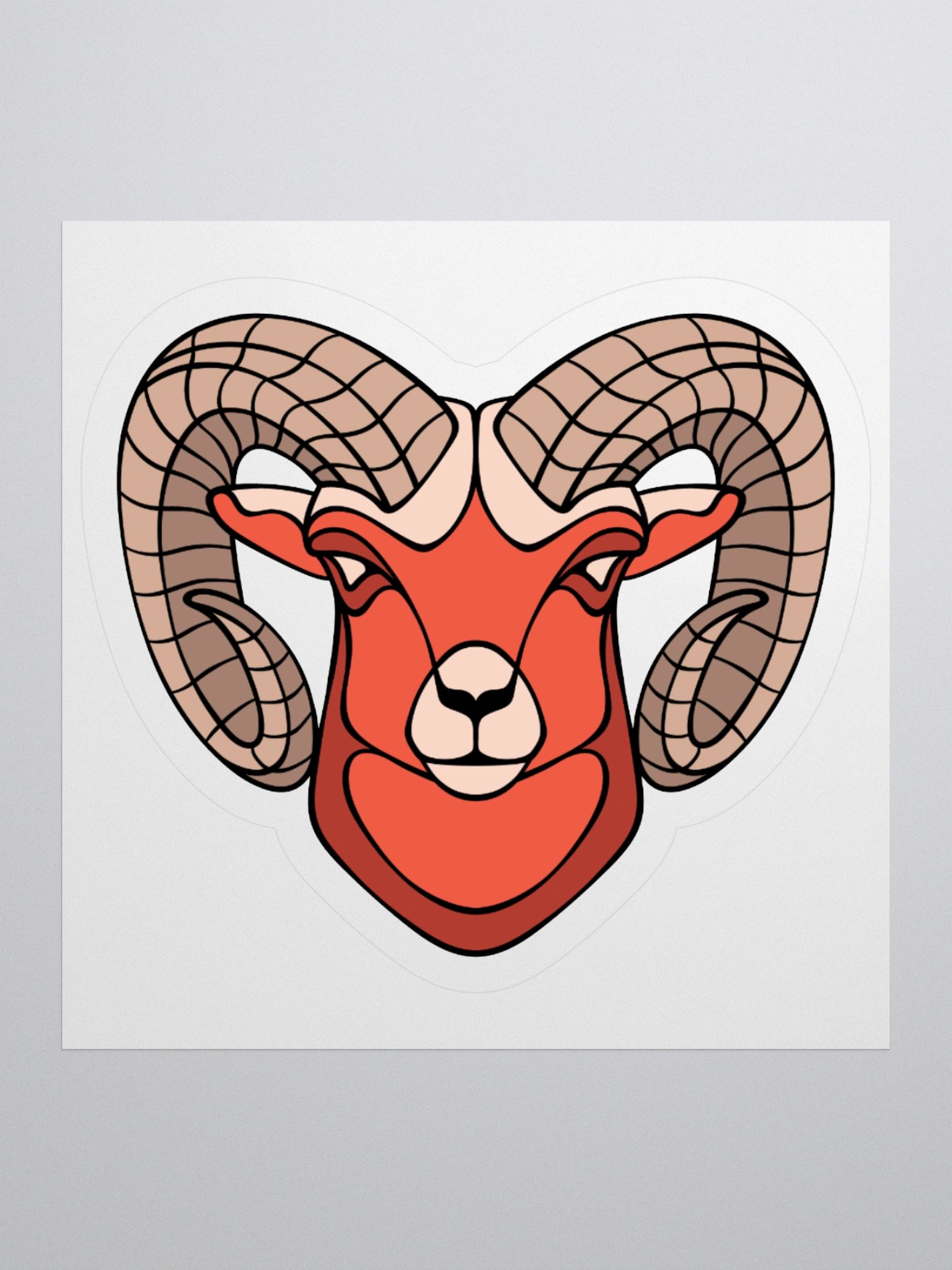 Bighorn Sheep - Small/Medium Kiss Cut Sticker product image (1)