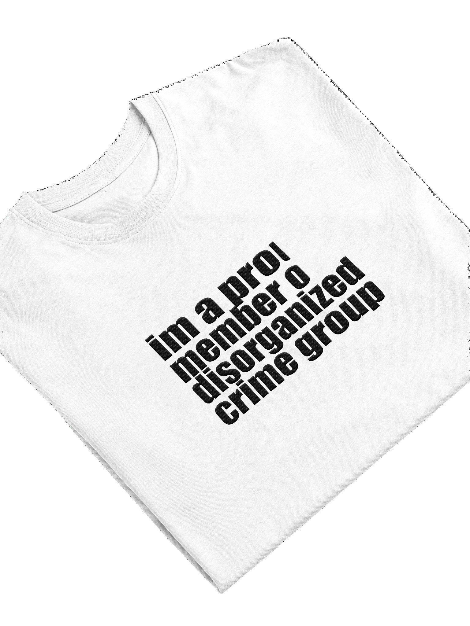 disorganized crime light embroidered tee product image (11)