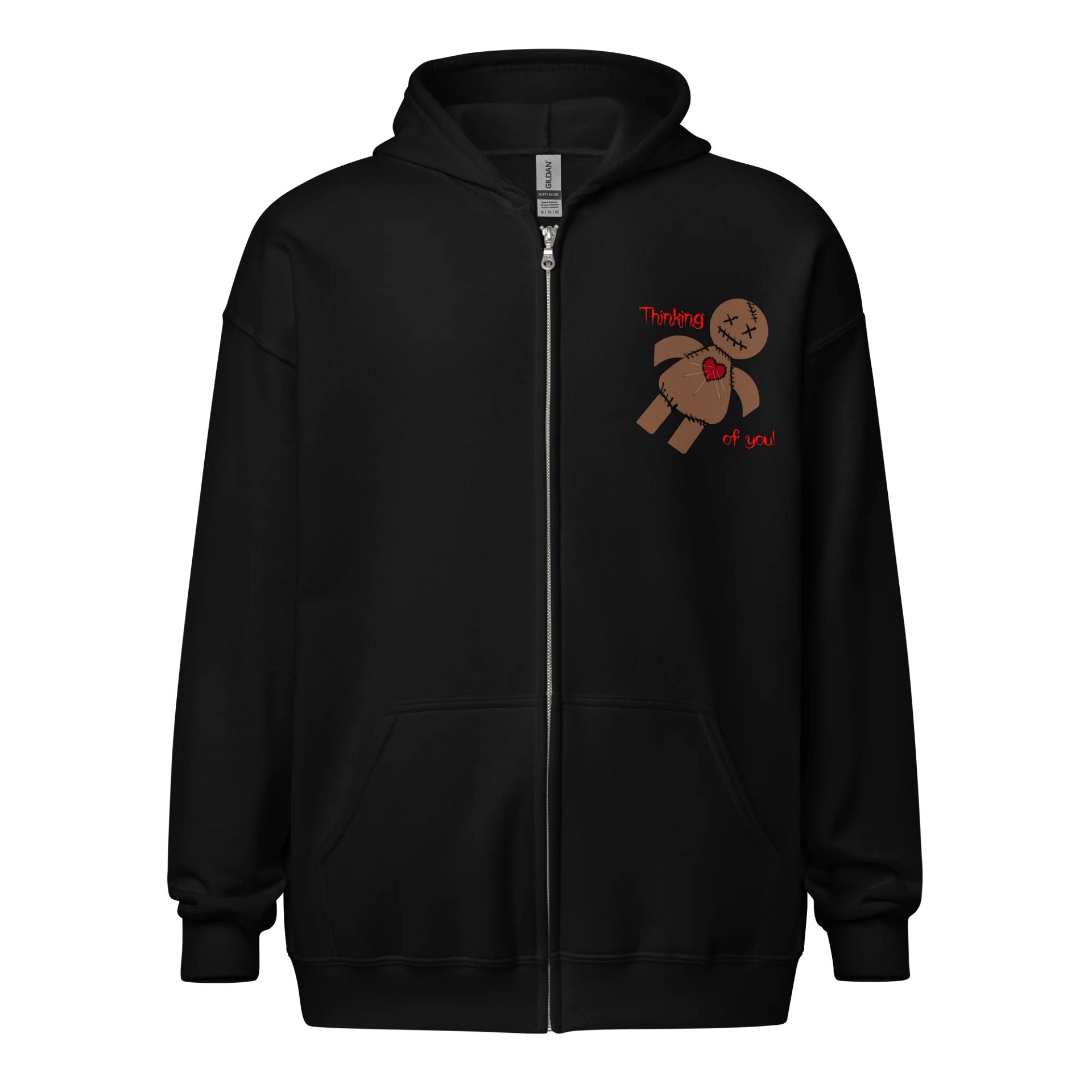 Voodoo Doll Zip Hoodie product image (1)