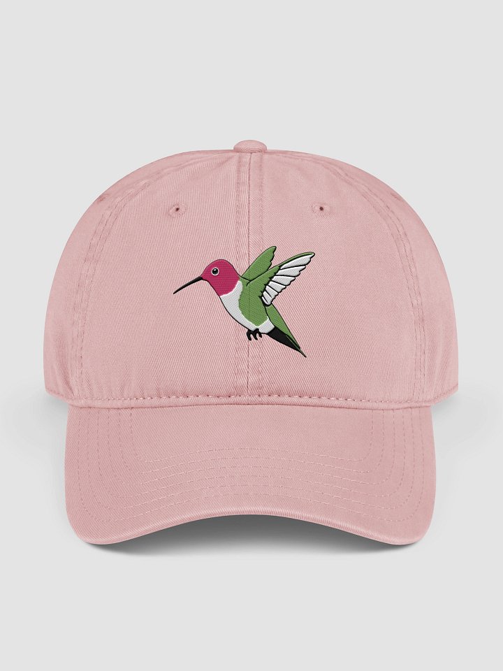 Anna's Hummingbird Embroidered Garment-Washed Baseball Cap | Birdwatching Hat | Bird Lover Gift product image (13)