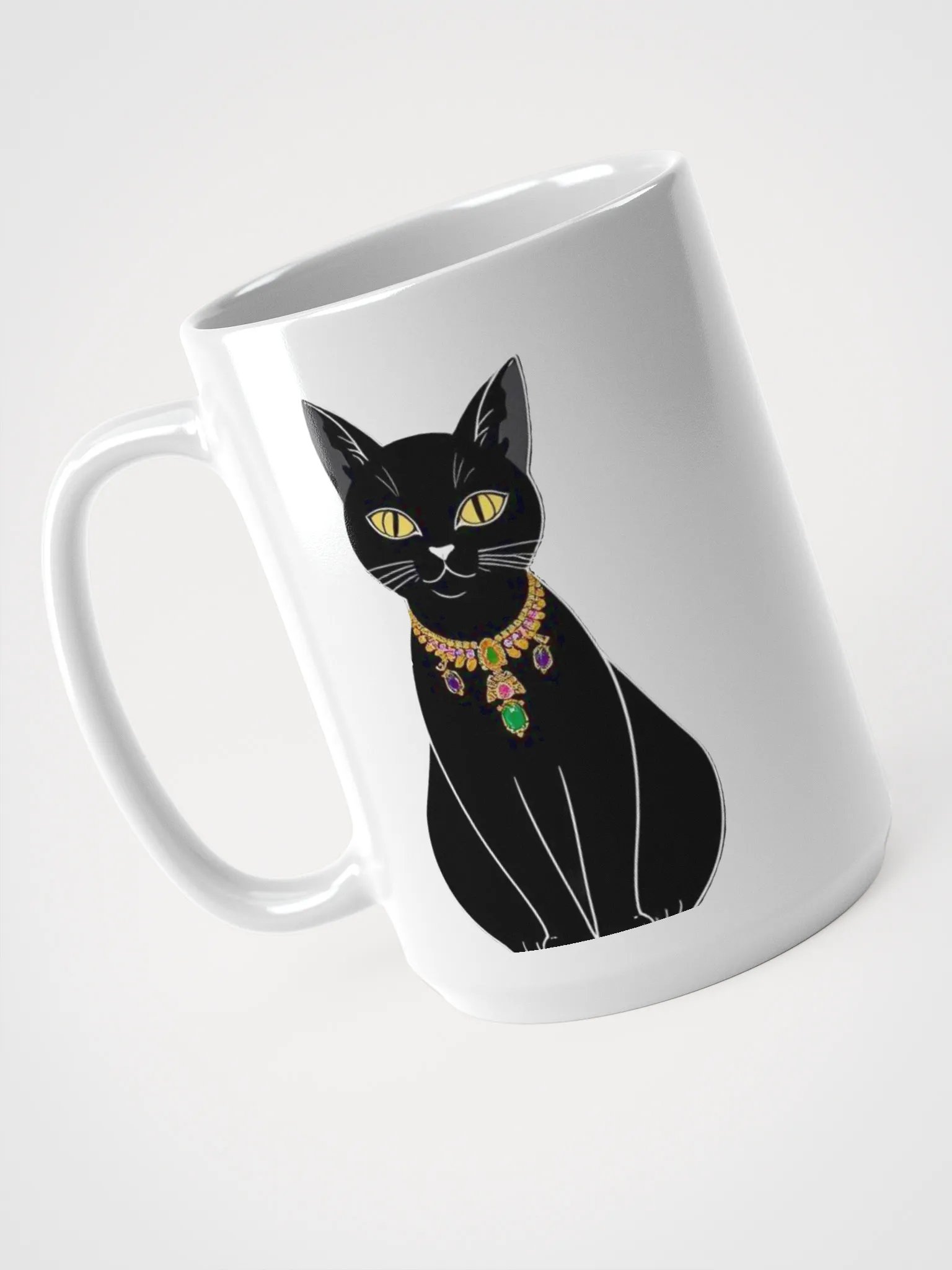 Black Cat Elegance Mug product image (2)