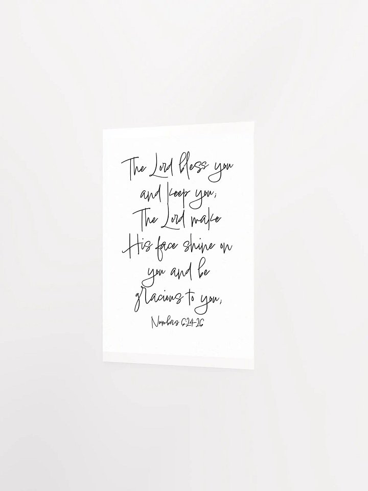 The Lord Make His Face Shine on You - Print product image (2)