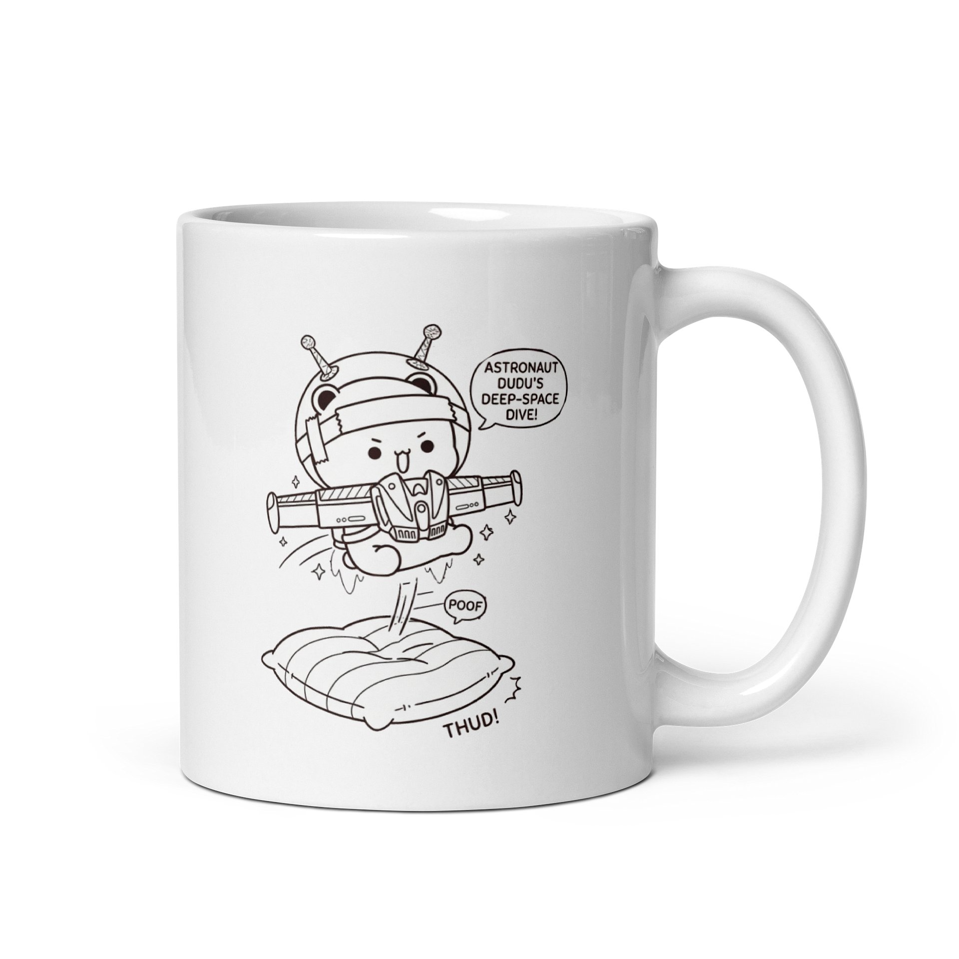 Astronaut Dudu's Deep-Space Dive Coffee Mug product image (1)