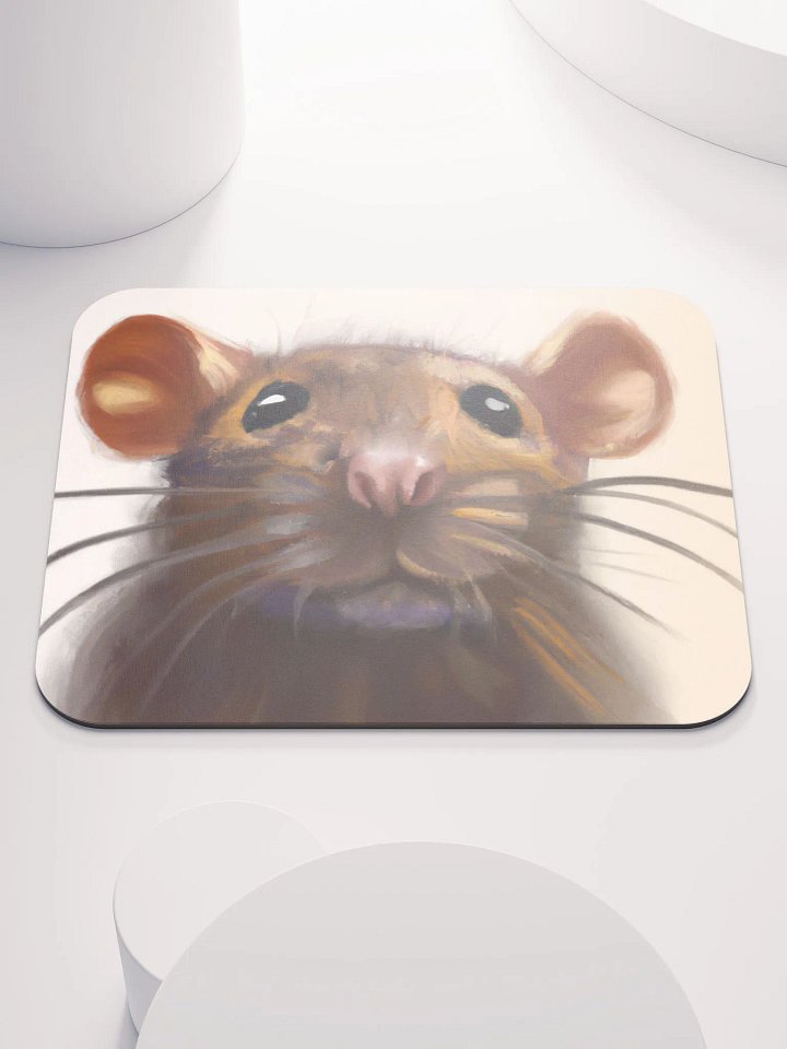 Brown rat mouse pad (rat pad?) product image (1)