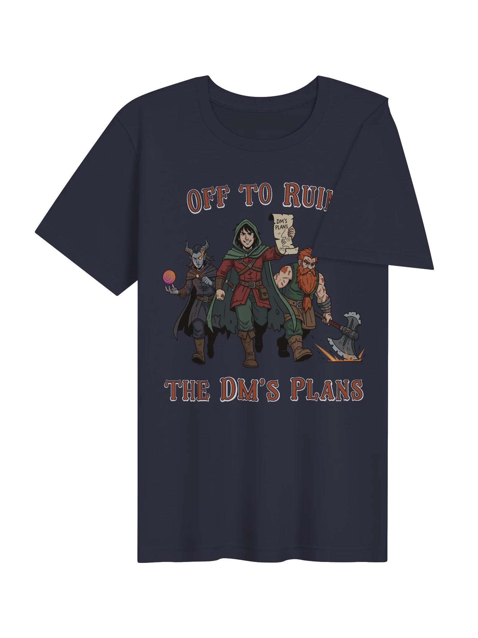 Off to Ruin the DM's Plans Supersoft T-Shirt product image (7)