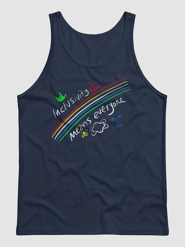 Inclusivity Means Everyone tank product image (2)