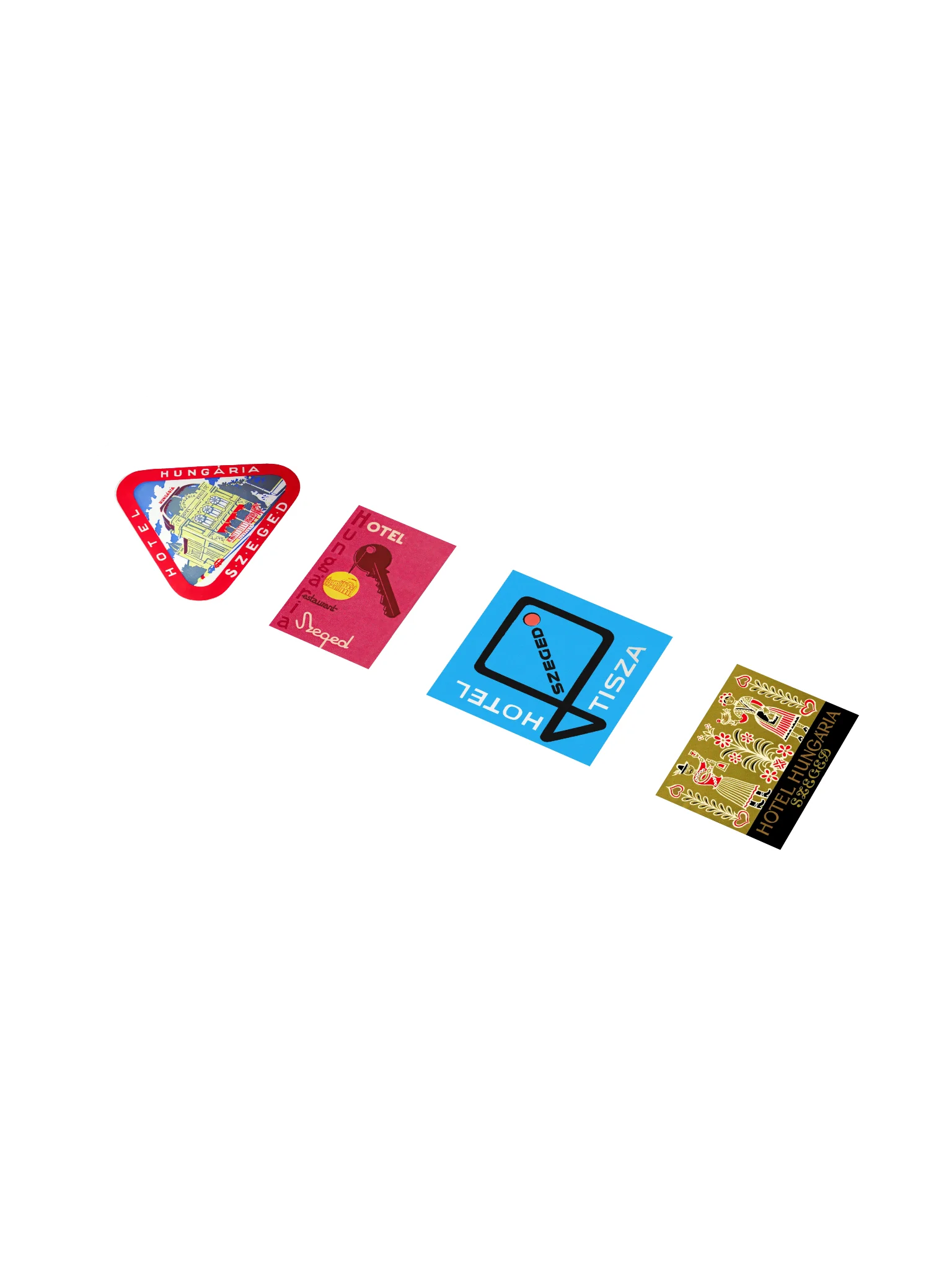 Szeged Hotel Stickers product image (1)