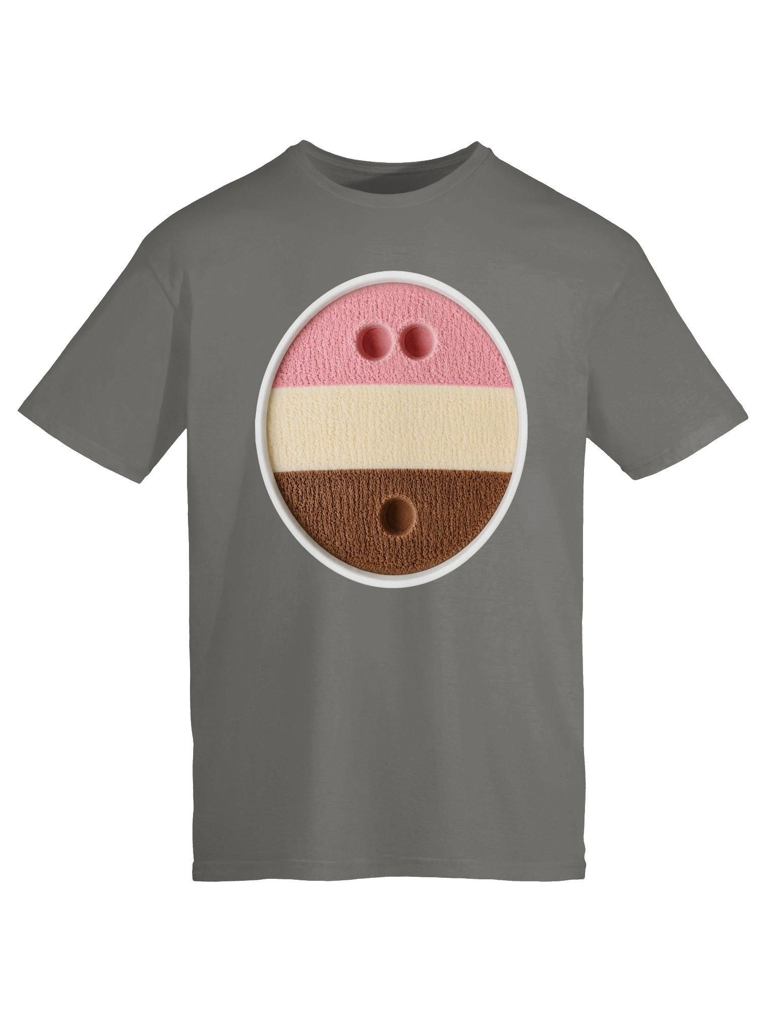 We All Scream for Ice Cream Shirt – Funny Neapolitan Ice Cream Graphic Tee product image (5)