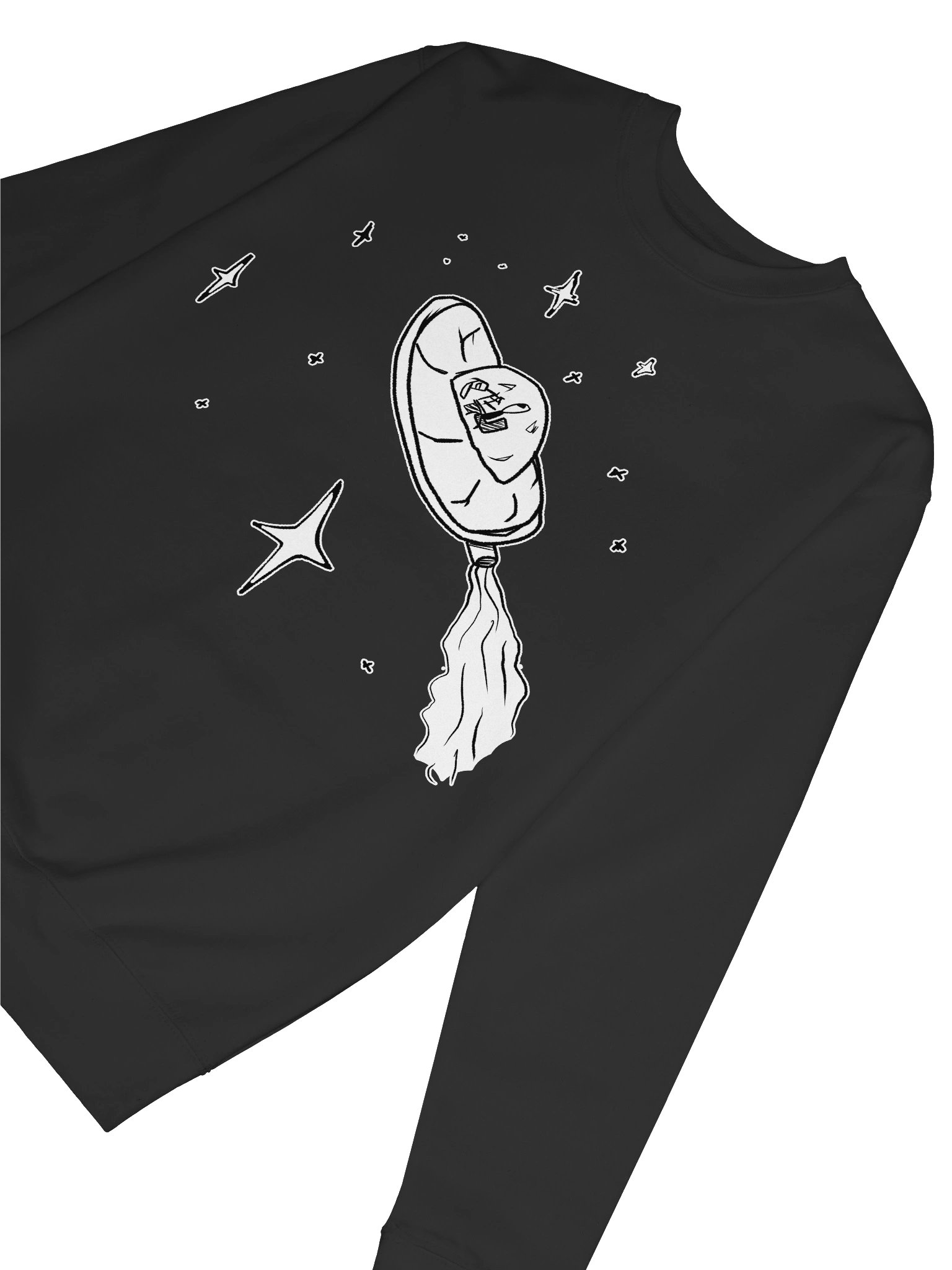 Unfinished Forgotten Outline Sweatshirt product image (4)