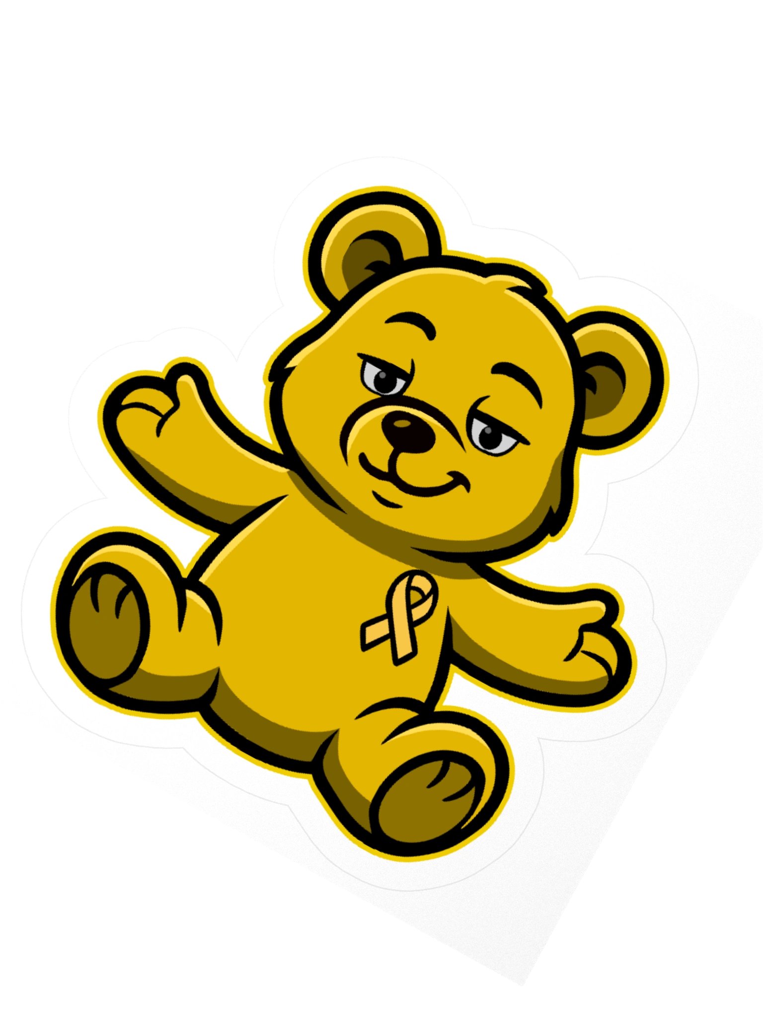 Yellow Bear of Sharing Stickers product image (2)