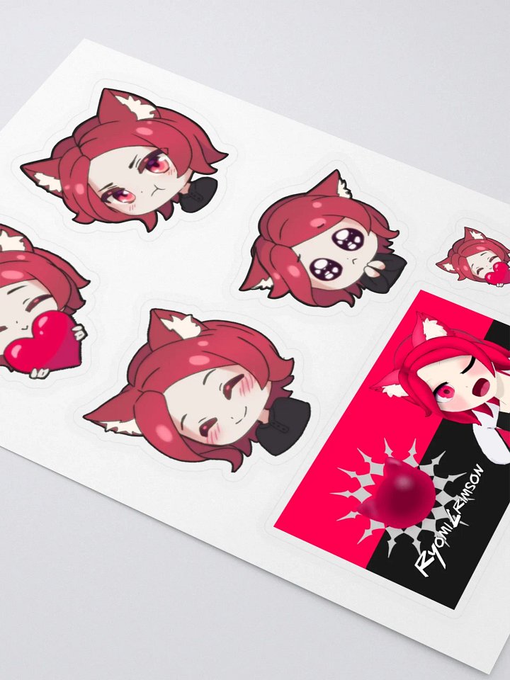 Ryomi Crimson Sticker Sheet product image (2)