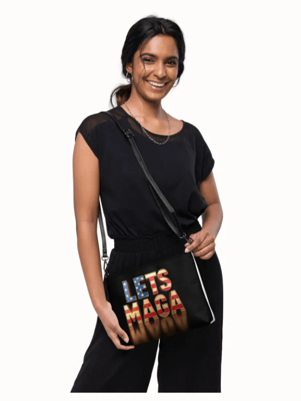 Patriotic Lets Maga Crossbody Bag product image (2)
