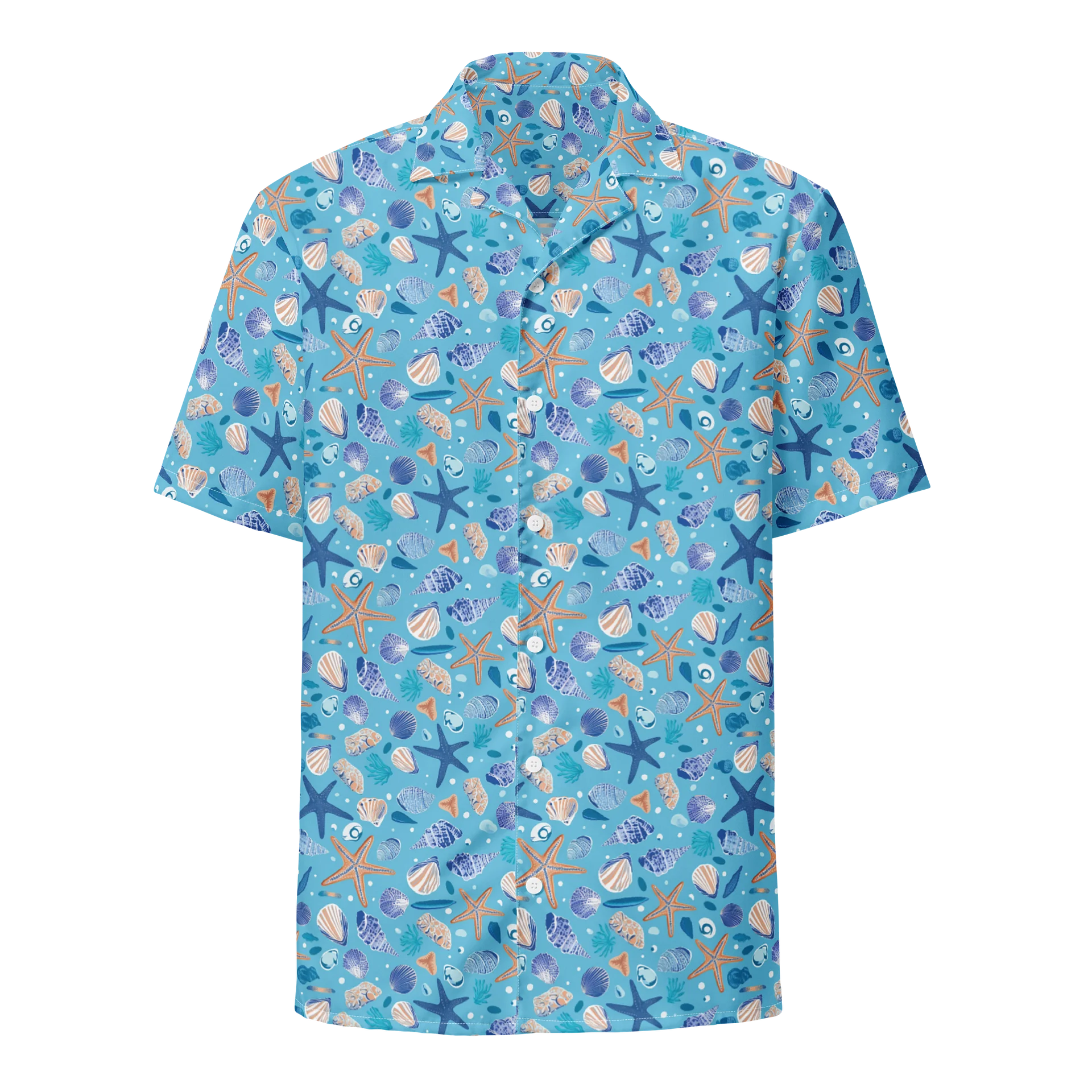 Seashell Serenade Hawaiian Shirt for Casual Summer Style product image (1)