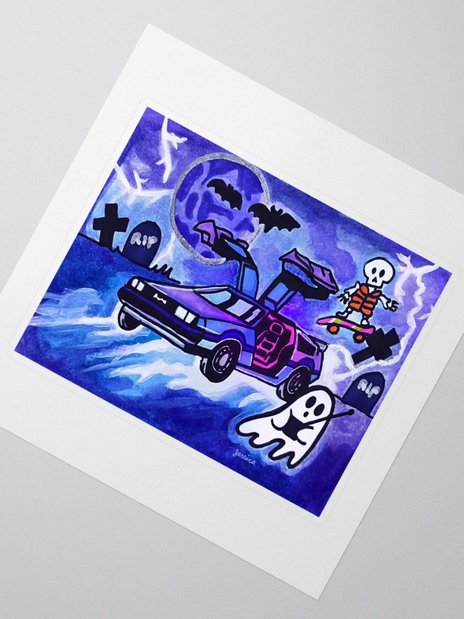 Spooky Speed Machine Sticker product image (2)