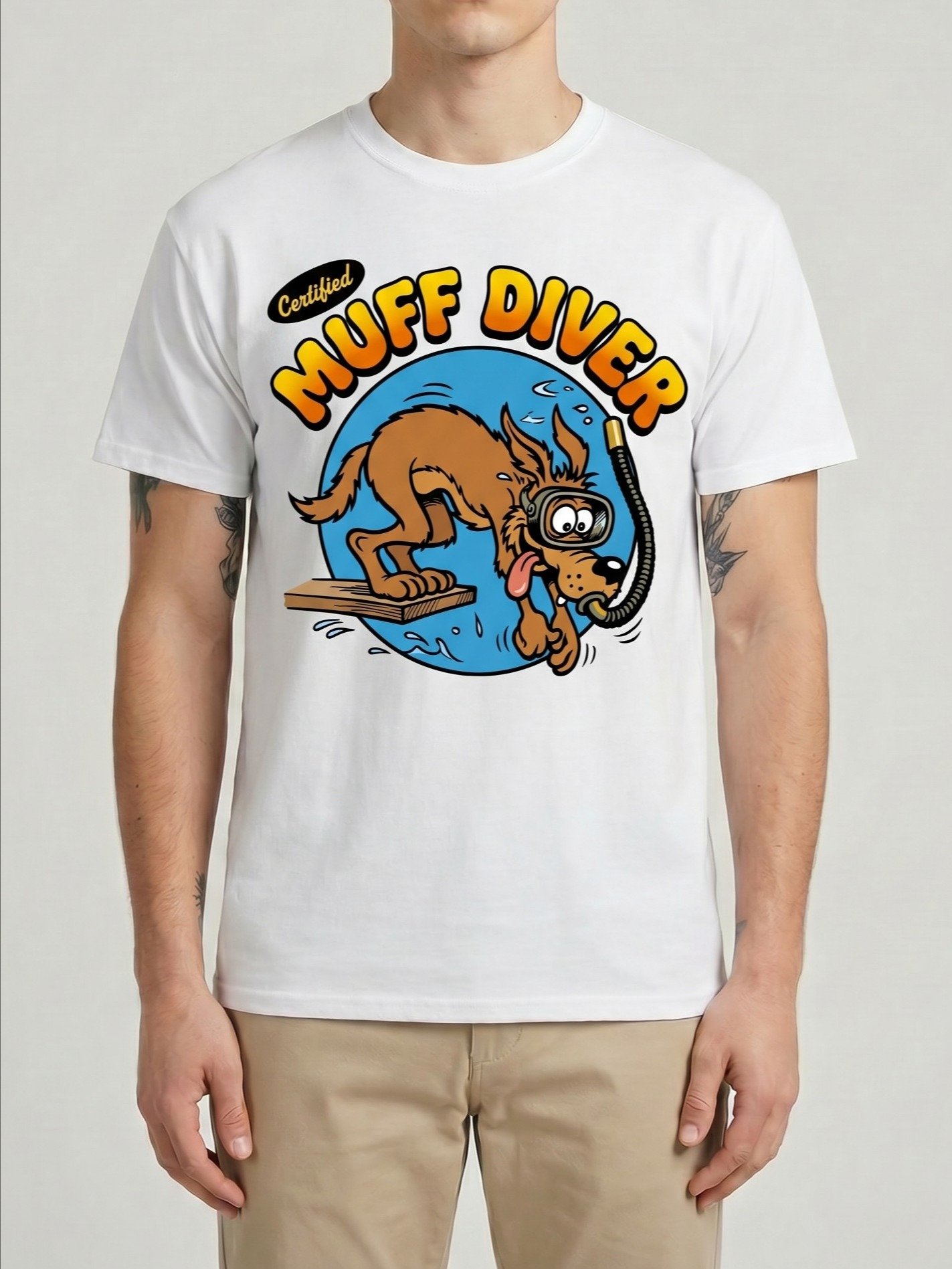 Certified Muff Diver Funny Graphic T-Shirt product image (1)