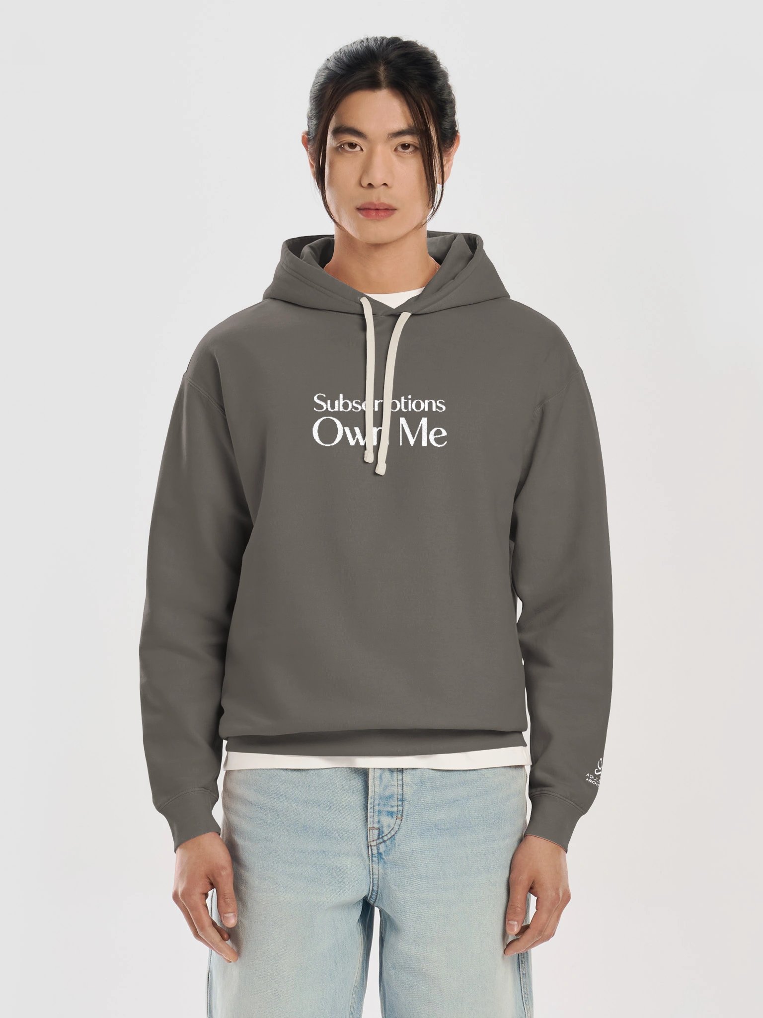 “Subscriptions Own Me” — Unisex Garment-Dyed Fleece Hoodie product image (1)