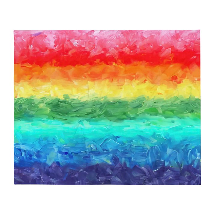 Retro Pride - 1978 Color Wash Design Throw Blanket product image (2)