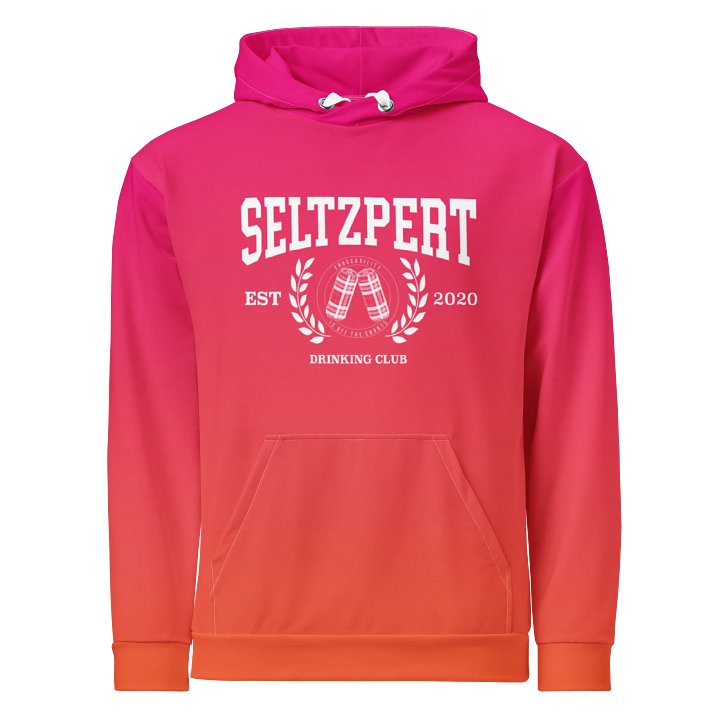 Seltzpert Drinking Club Hoodie Tequila Sunrise product image (1)