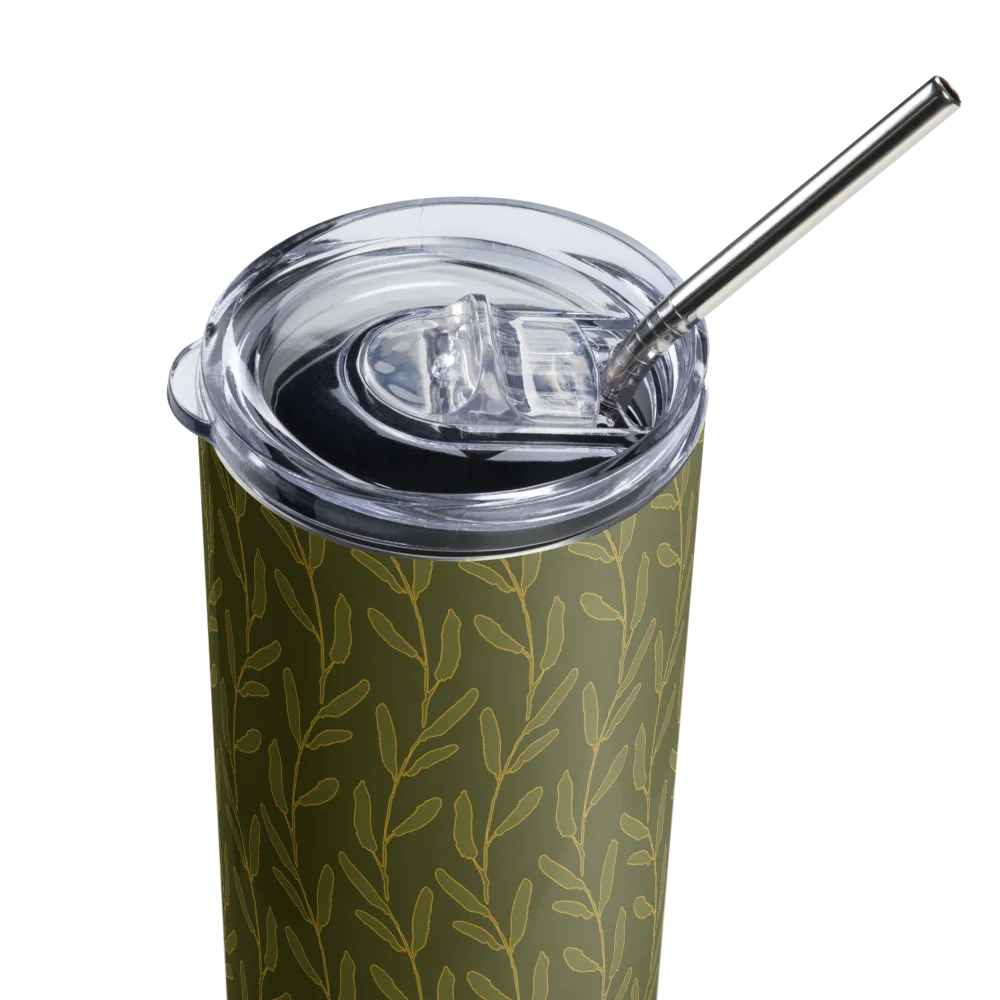 “Good Morning Wave” 20-ounce Stainless Steel Tumbler with Straw product image (4)