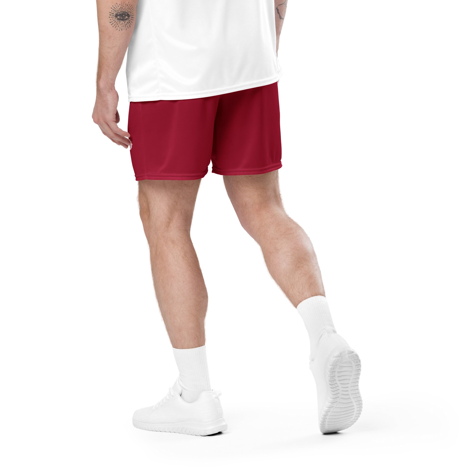 His House Unisex Perfomance Mesh Shorts - Red product image (4)