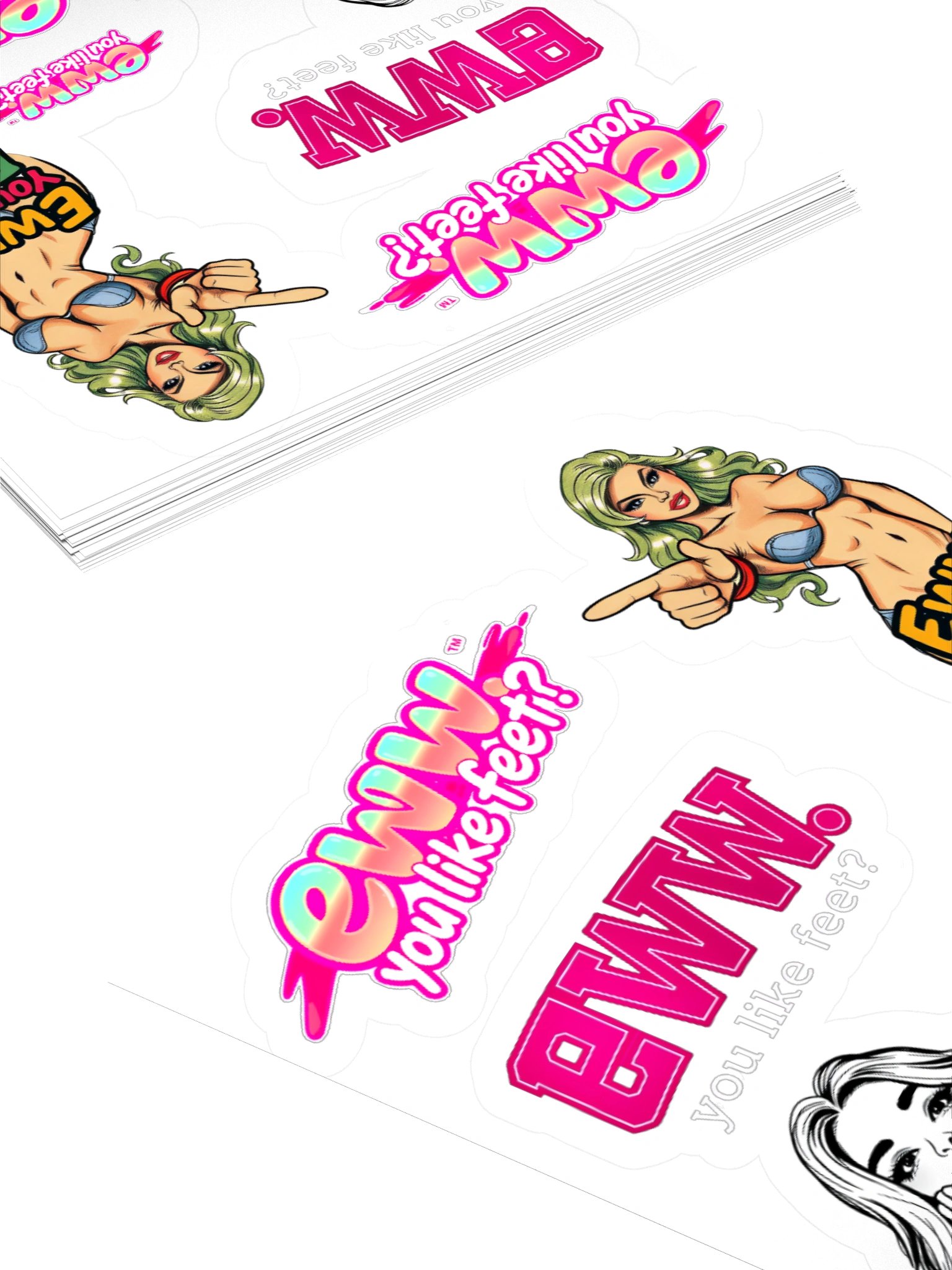 EYLF "Miss Sass" Stick 'em Ups Sticker Sheet product image (11)