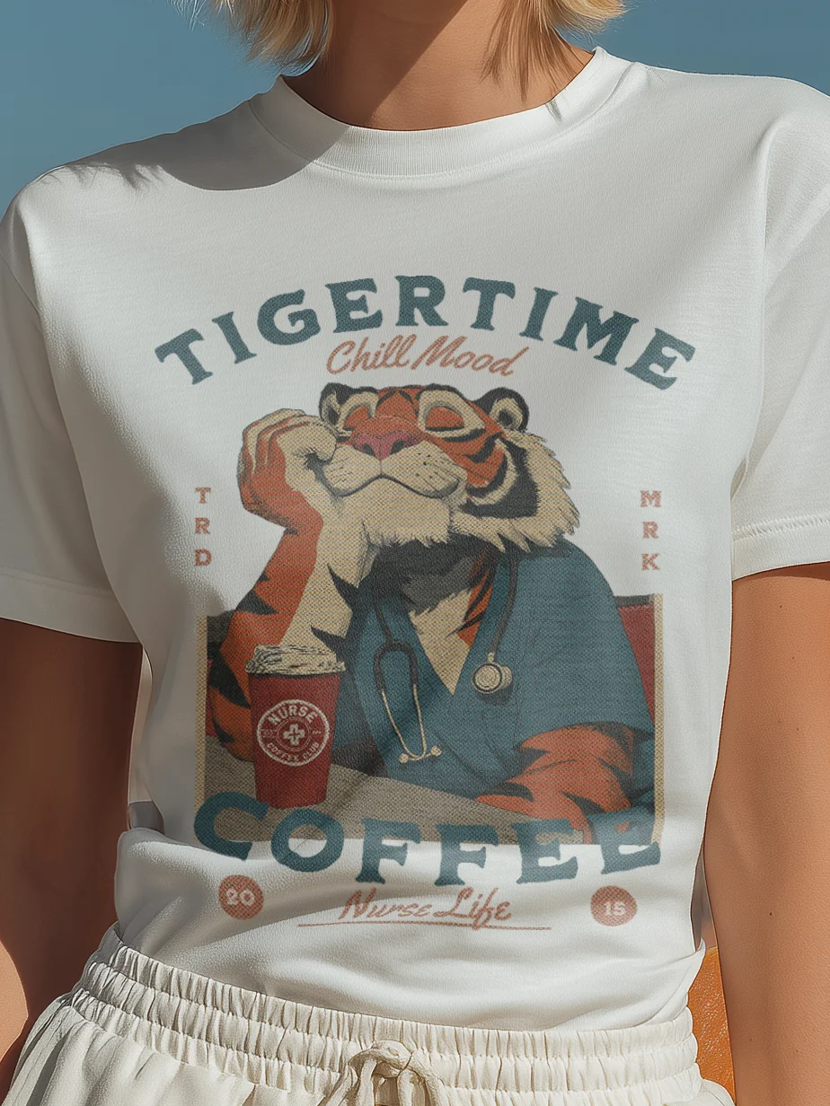 Nurse Life Tiger T Shirt,tigertime product image (7)