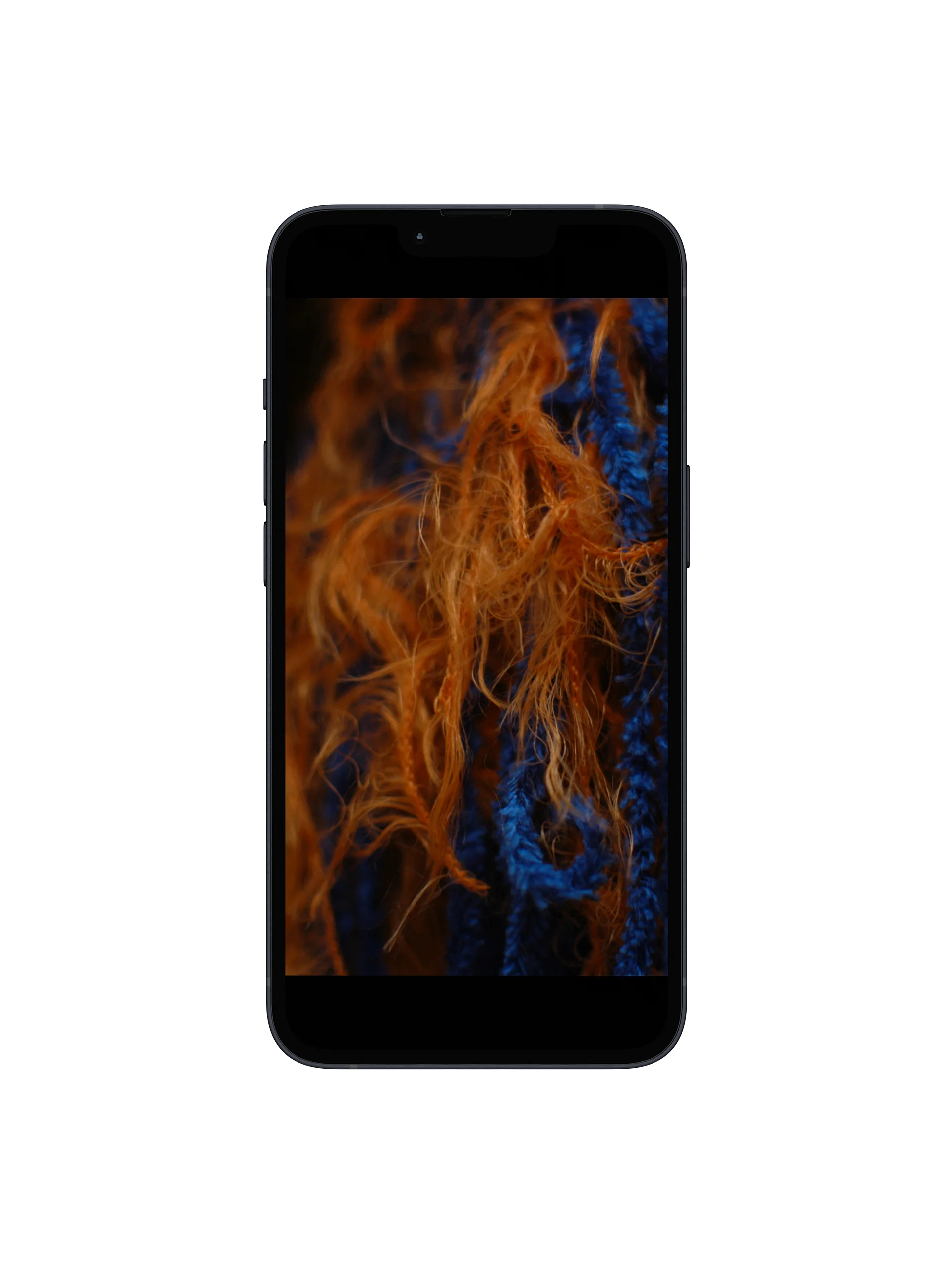 orange yarn — phone wallpaper | from "holding" | eza product image (1)
