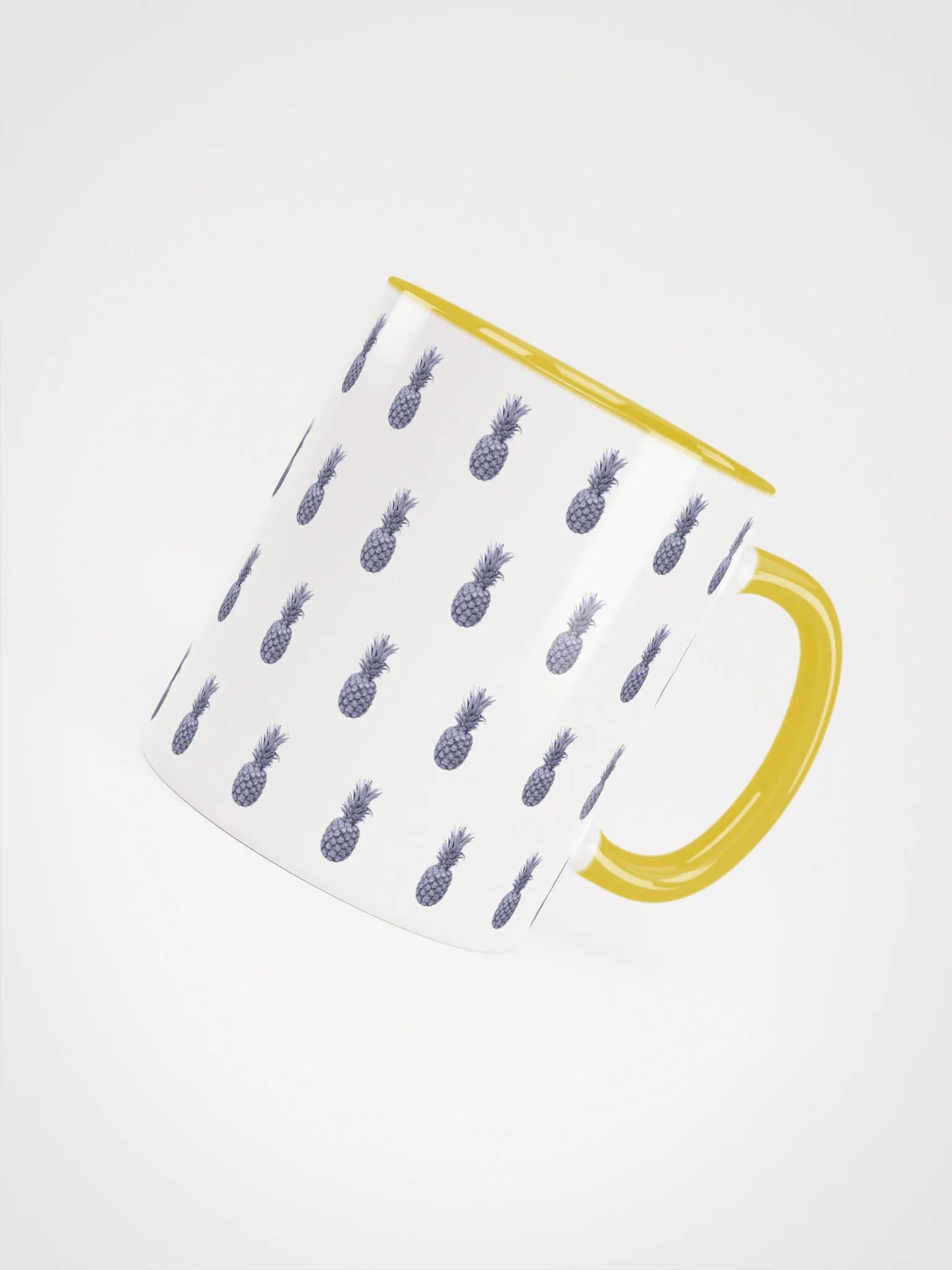 Monochrome Pineapple Ceramic Mug product image (1)